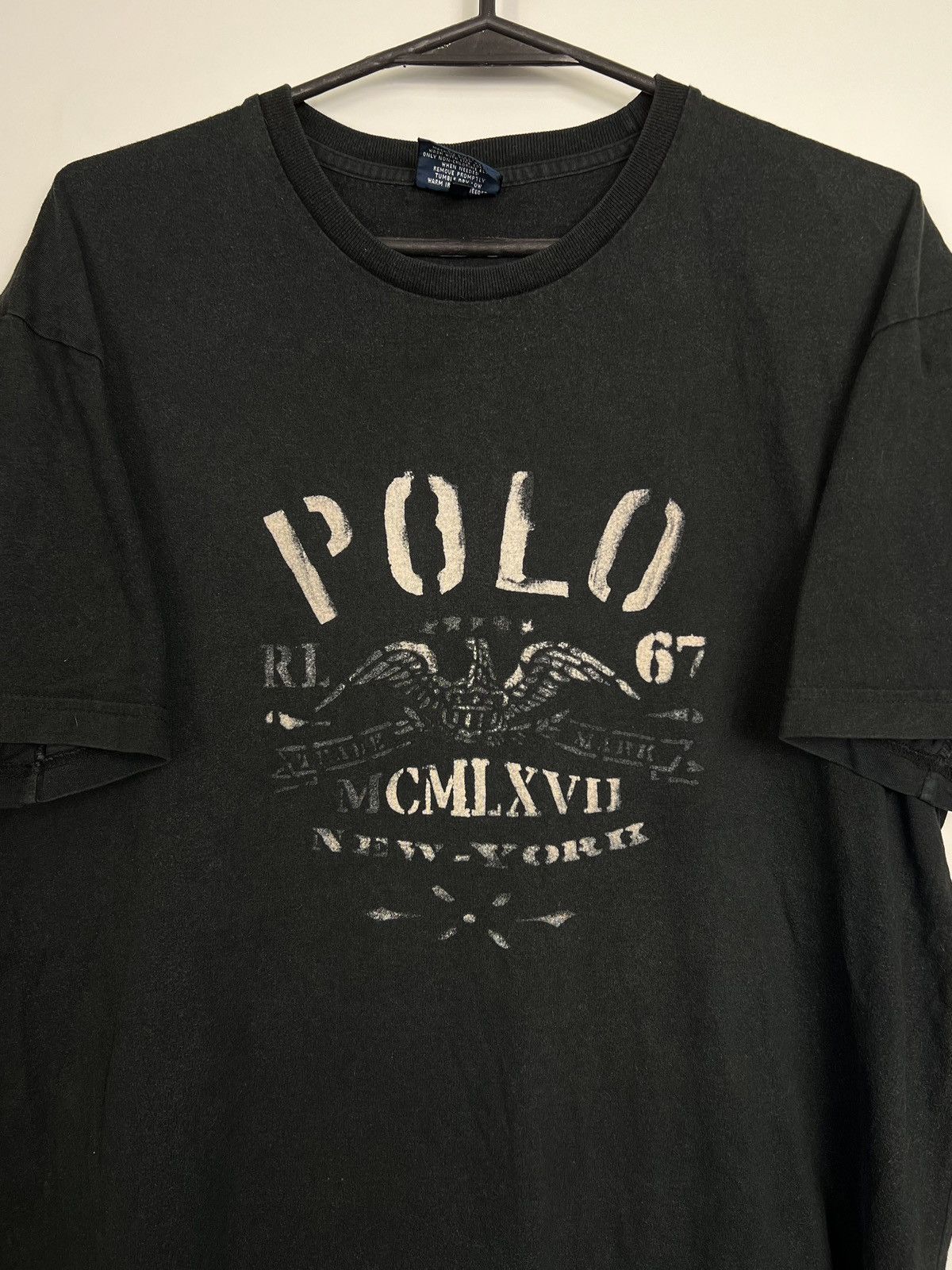 Polo Ralph Lauren × Vintage Tshirt Polo Ralph Lauren mcmlxvii vintage 90’s Size US M / EU 48-50 / 2 - 2 Thumbnail