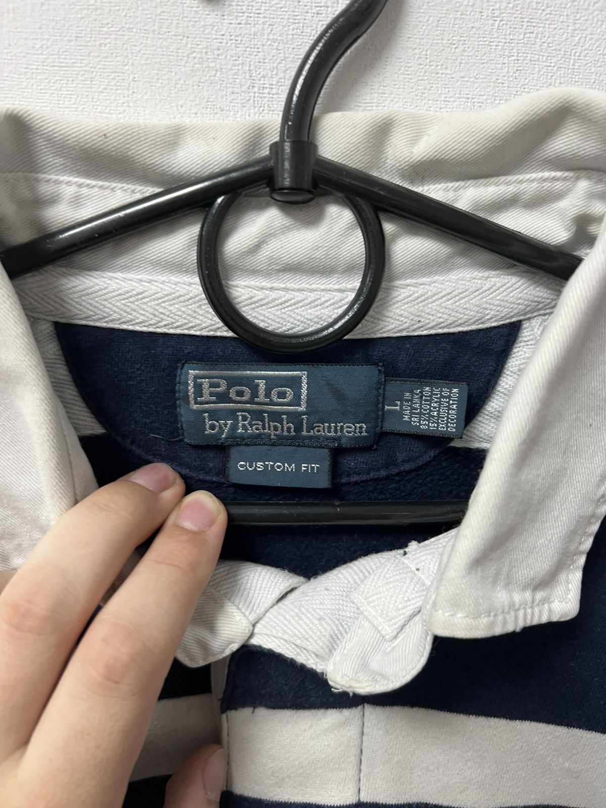 Polo Ralph Lauren Polo Ralph Lauren Rugby Long Sleeve Size US L / EU 52-54 / 3 - 7 Thumbnail