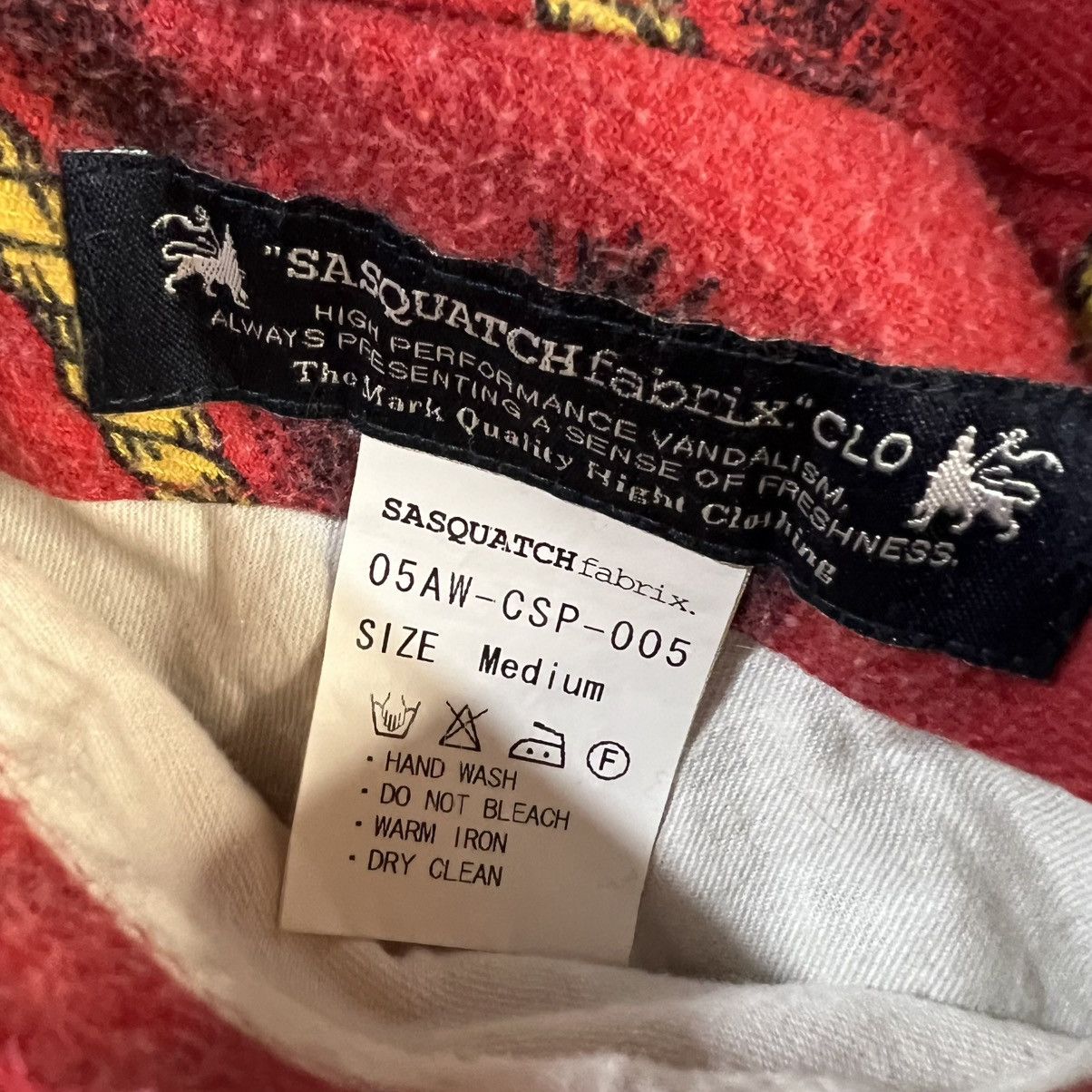 Sasquatchfabrix Sasquatchfabrix AW05 3D Rope Check Reversible Hoodie Size US M / EU 48-50 / 2 - 18 Thumbnail
