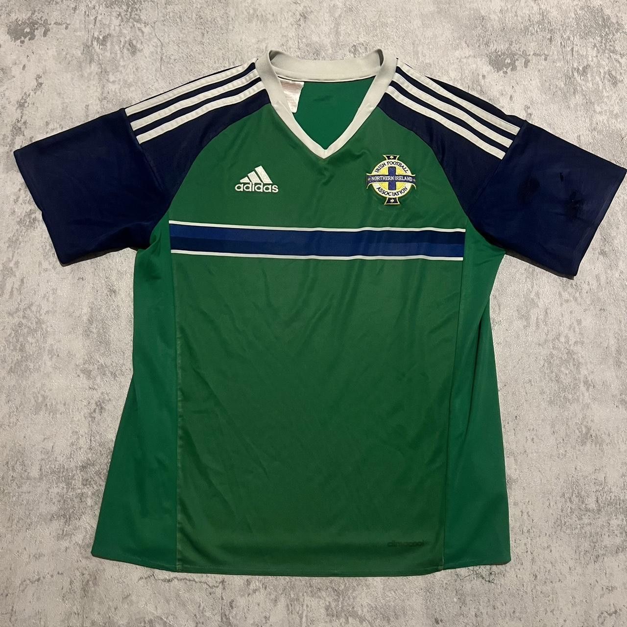 Adidas 2015-16 Nothern Ireland Adidas Home Football Shirt Size US XS / EU 42 / 0 - 1 Thumbnail