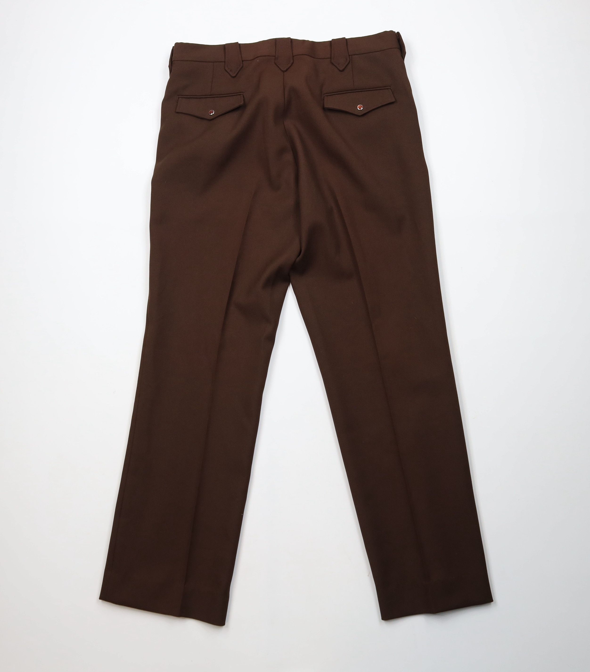 Vintage Vintage 70s Streetwear Bell Bottoms Chino Pants Brown USA Size US 36 / EU 52 - 11 Thumbnail