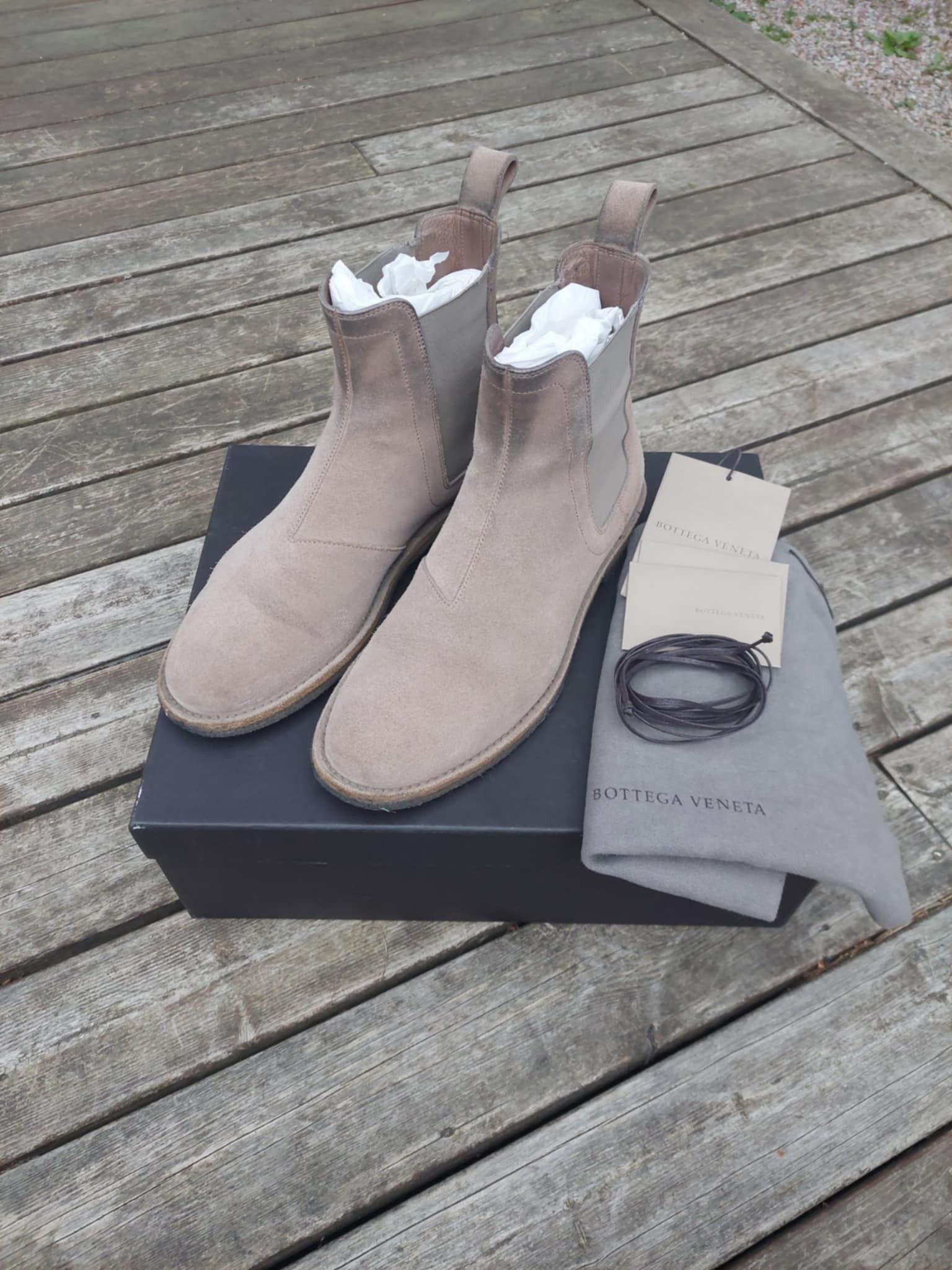 Bottega Veneta Suede Chelsea Boots Size US 7 / EU 40 - 8 Thumbnail