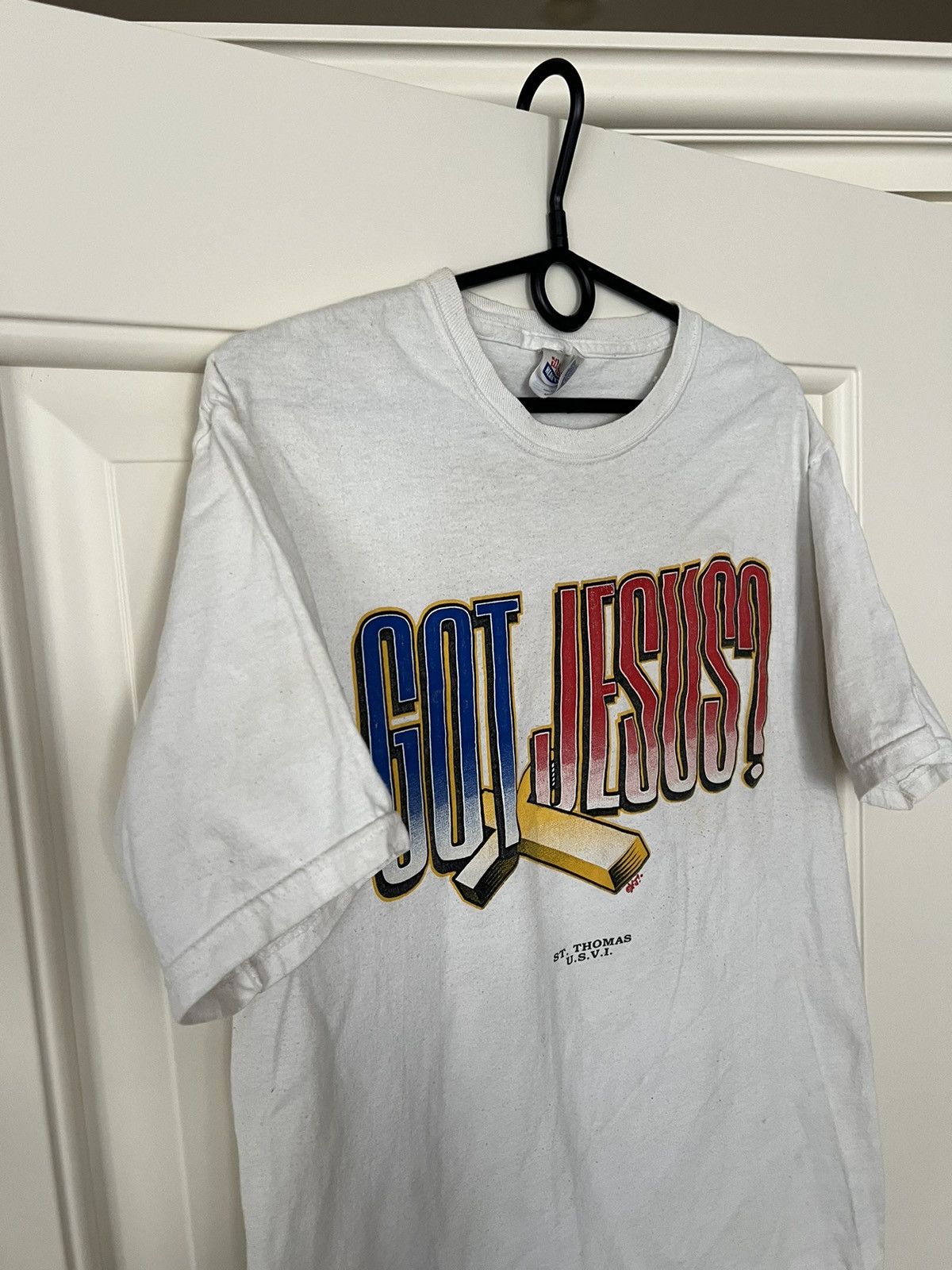 Vintage Vintage 💥 God Jesus T-Shirt Tee Size US M / EU 48-50 / 2 - 6 Thumbnail