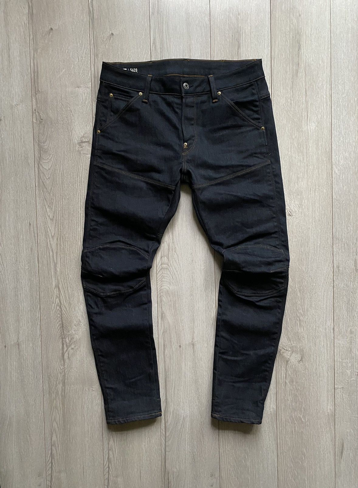 G-star jeans 5620 3d slim blue denim 33 size - Main Image