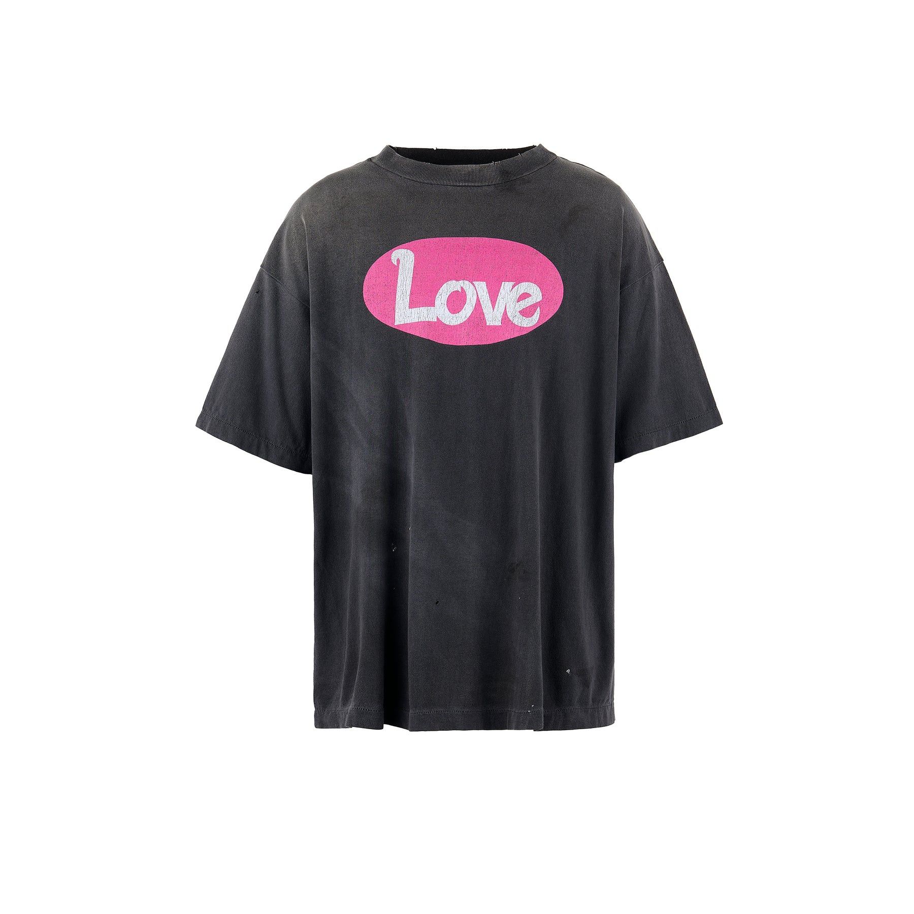 Saint Michael o1mle0326 Love Short Sleeve Tee Shirt in Black Size US XL / EU 56 / 4 - 1 Thumbnail