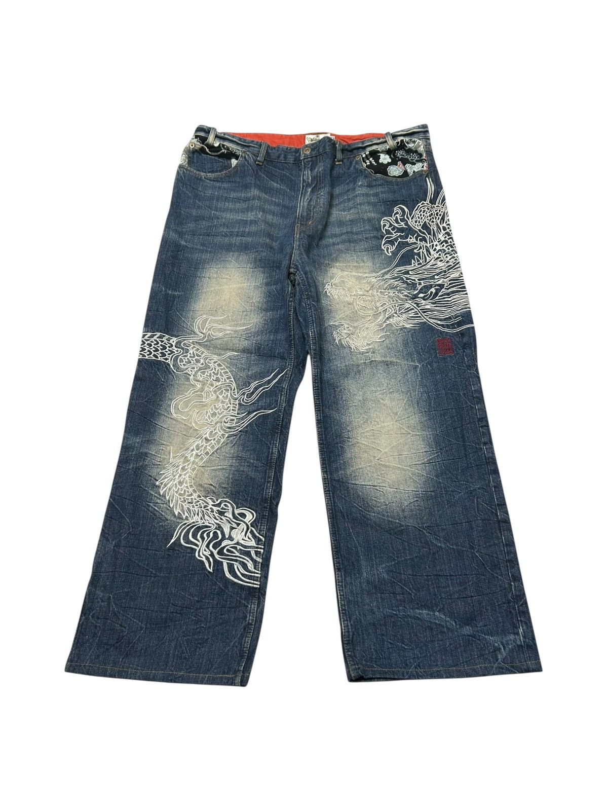 Vintage Dolce Gabbana Rust Denim Distressed Y2K Retro 00s