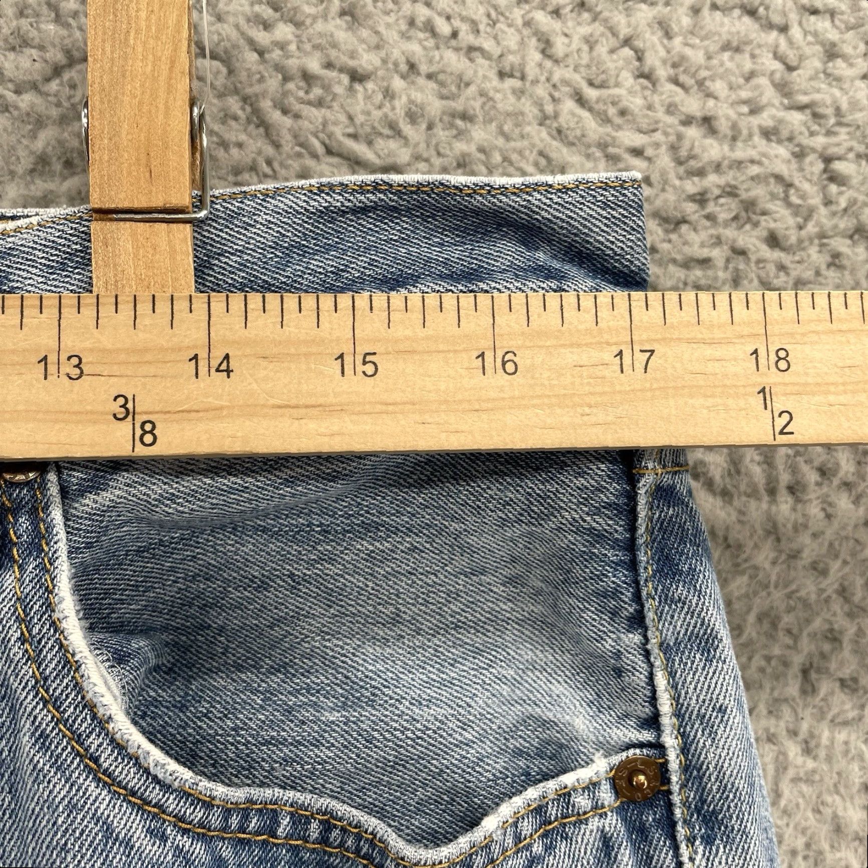 Levi's VINTAGE Levi's 501 Jeans Mens 34x30 Blue Denim Button Fly 90s Streetwear Skate Levi's 500 Series Mens Jeans Size US 34 / EU 50 - 4 Thumbnail