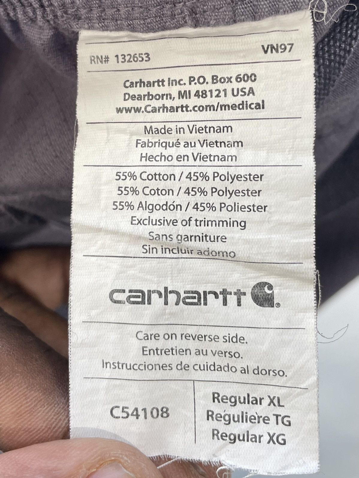 Carhartt Carhartt Ripstop Cargo Scrub Pants Size US 36 / EU 52 - 6 Thumbnail