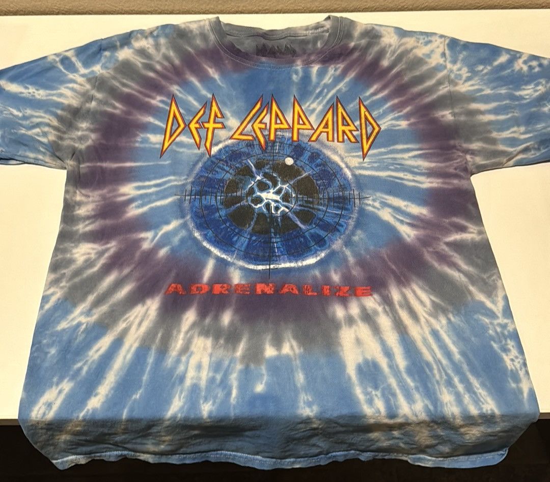 Band Tees × Def Leppard Def Leppard Adrenalize Tye Die Band T Shirt Size US M / EU 48-50 / 2 - 1 Thumbnail