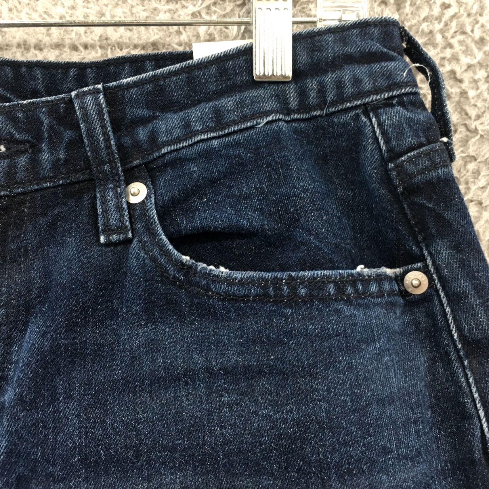 Vintage A New Day Bootcut Jeans Womens 10 (Actual 30x26) Blue Denim High Rise Zip NEW Size 32" / US 10 / IT 46 - 5 Thumbnail