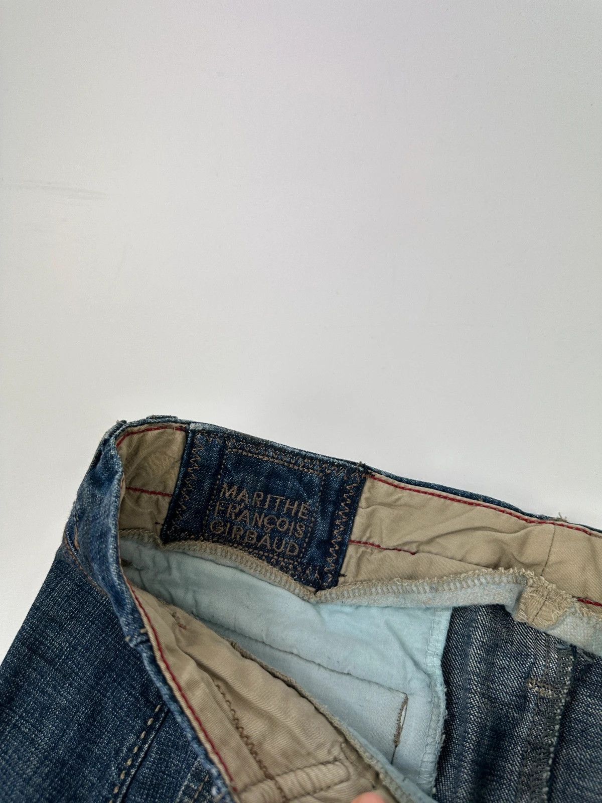 Marithe + Francois Girbaud Marithé + François Girbaud 00’s Navy Wash Flared Denim Pants Size 27" / US 4 / IT 40 - 6 Thumbnail