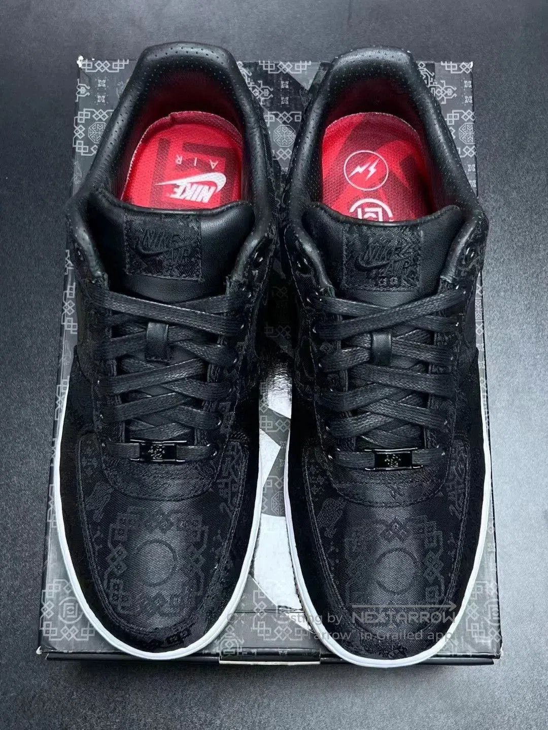 Nike nike clot black silk shoes size 43. Size US 10 / EU 43 - 3 Thumbnail