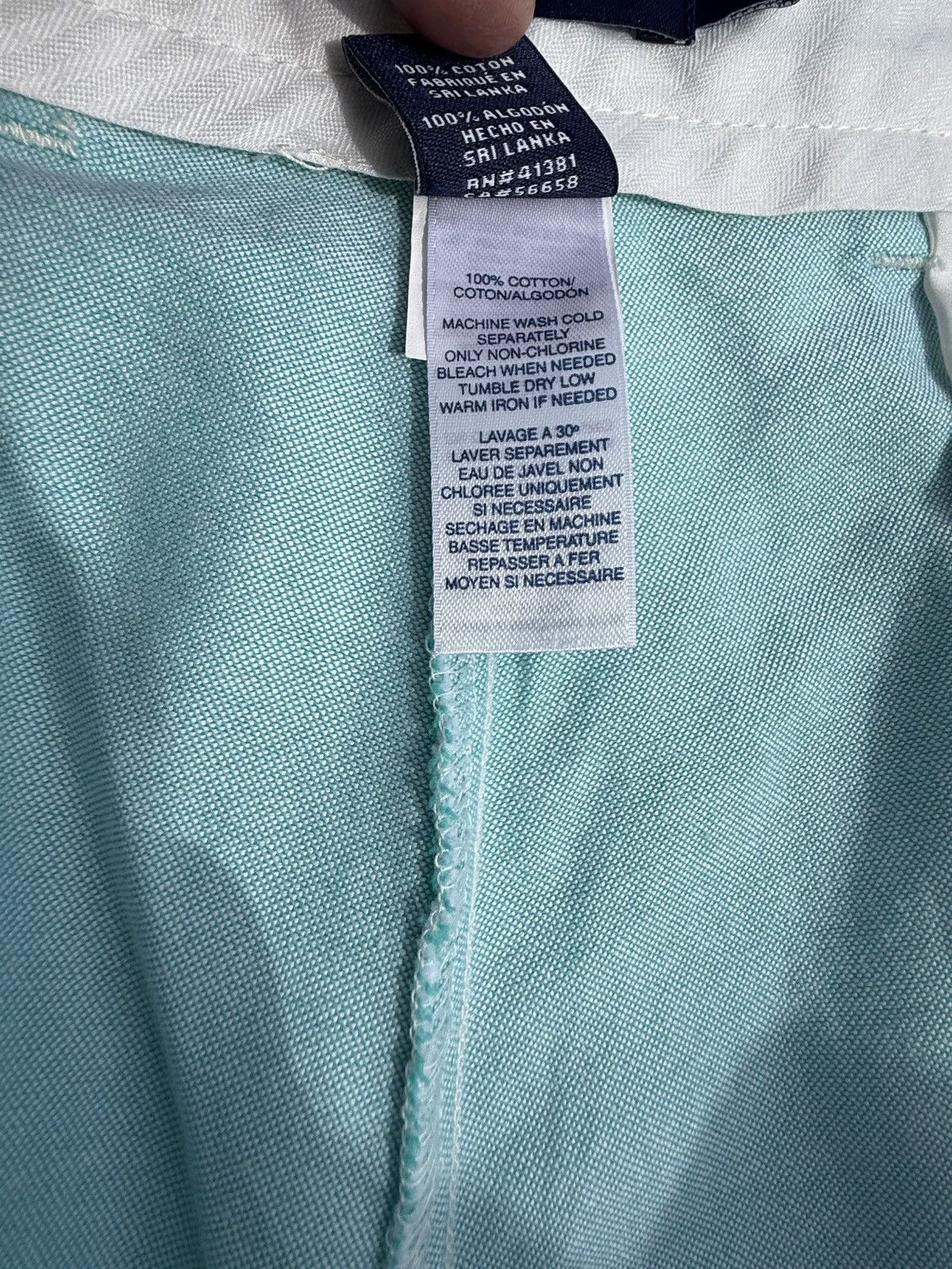 Chaps Chaps Flat Front Shorts Atlas Green Pastel Preppy Golf Size US 40 / EU 56 - 9 Thumbnail