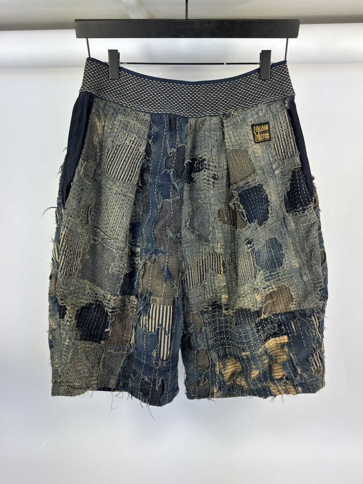 Kapital BORO CRASH SIRLOIN OLD MAN AND THE SEA DENIM SHORTS SIZE: 4 Size US 36 / EU 52 - 1 Thumbnail