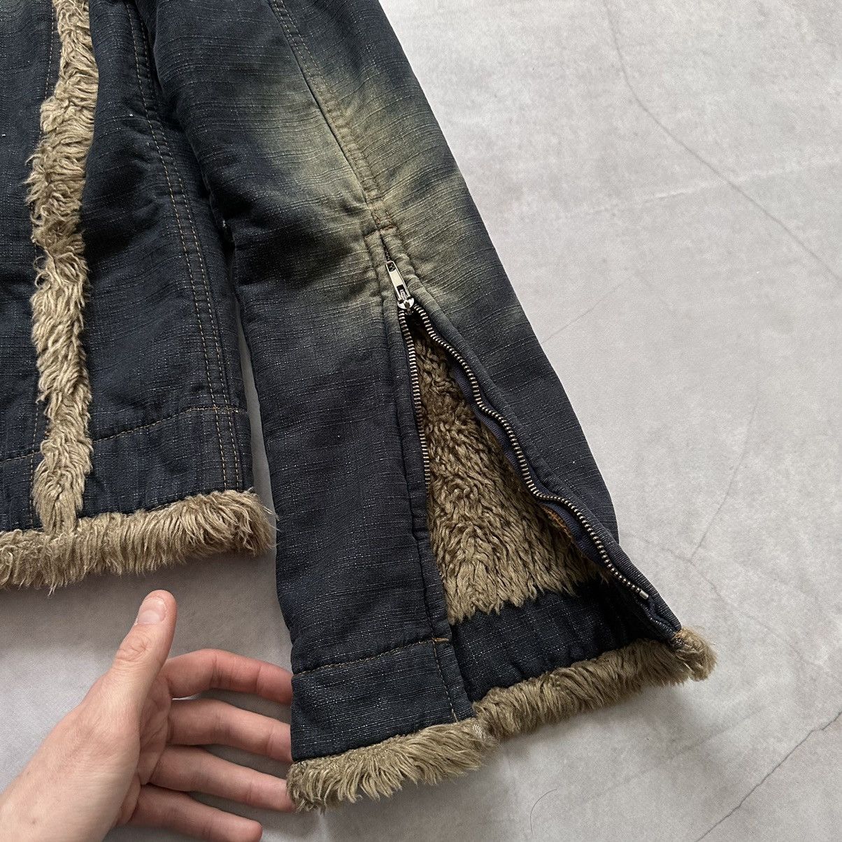 Hysteric Glamour × Undercover Punk LGB If Six Was Nine Fur Jacket Rick Owens Style Size L / US 10 / IT 46 - 20 Thumbnail