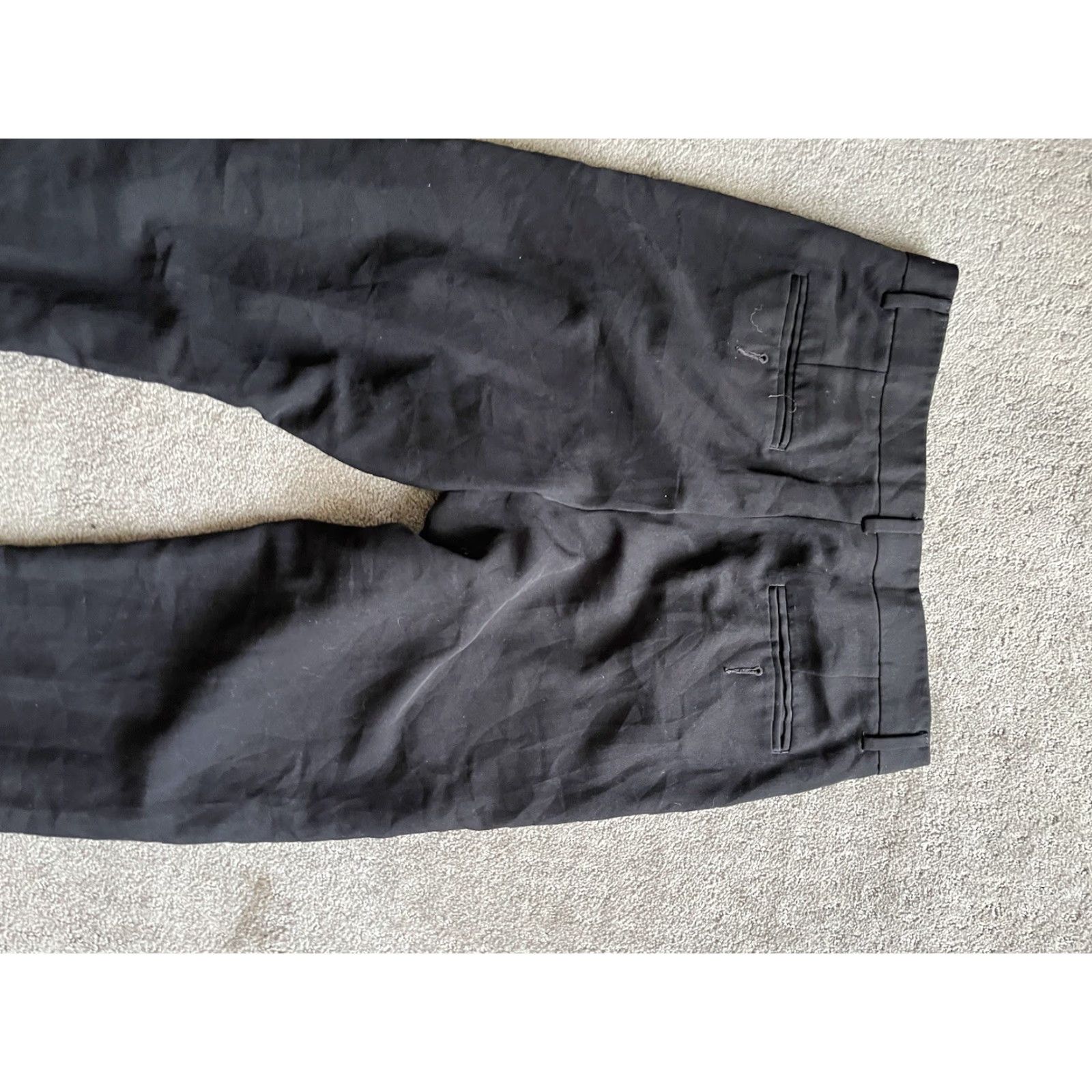 Kenneth Cole Kenneth Cole Reaction Mens Dress Pants 29x28 Black Polyester Flat Front Dress Pants Mens 29 Black Polyester Flat Front Size US 29 - 4 Thumbnail
