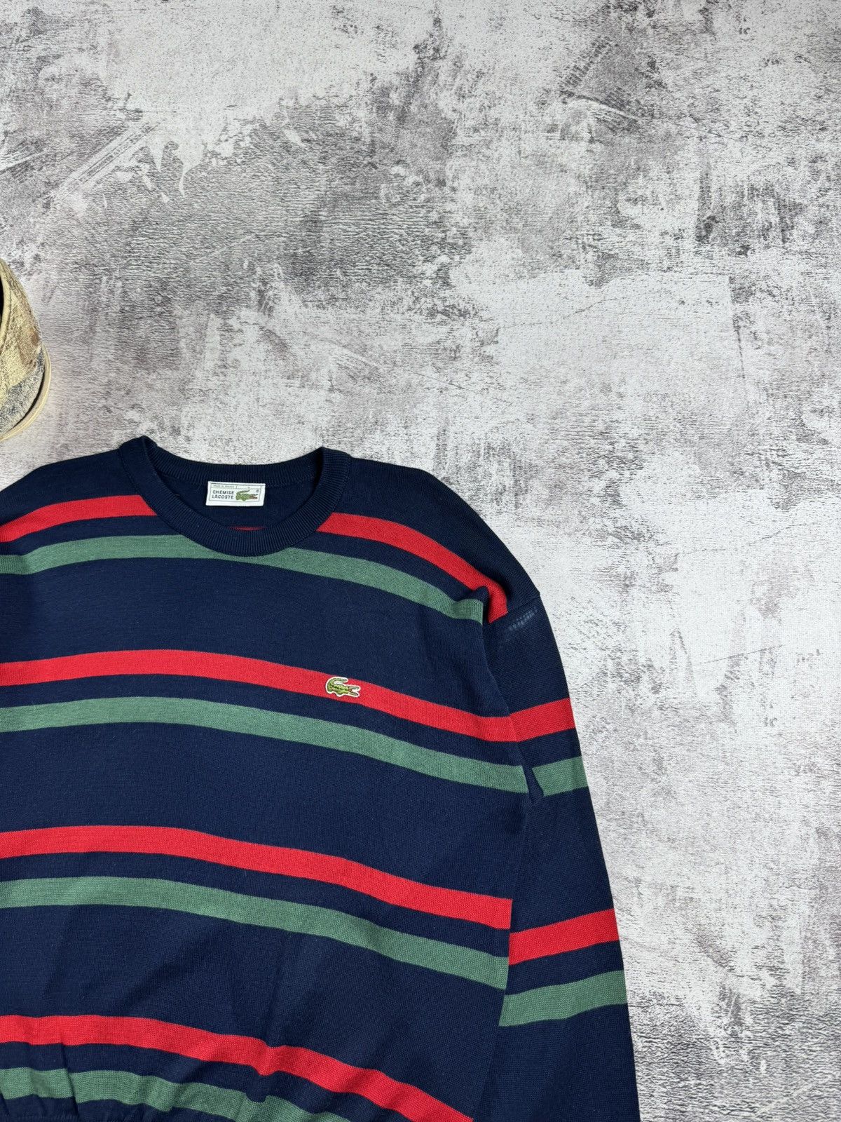 Lacoste Chemise Lacoste France Striped Y2K Sweater 4 Size Pullover Size US M / EU 48-50 / 2 - 5 Thumbnail