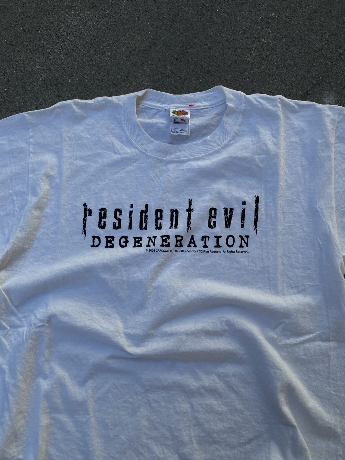 Fruit Of The Loom Vintage Resident Evil Degeneration © 2008 CAPCOM Size US L / EU 52-54 / 3 - 5 Thumbnail
