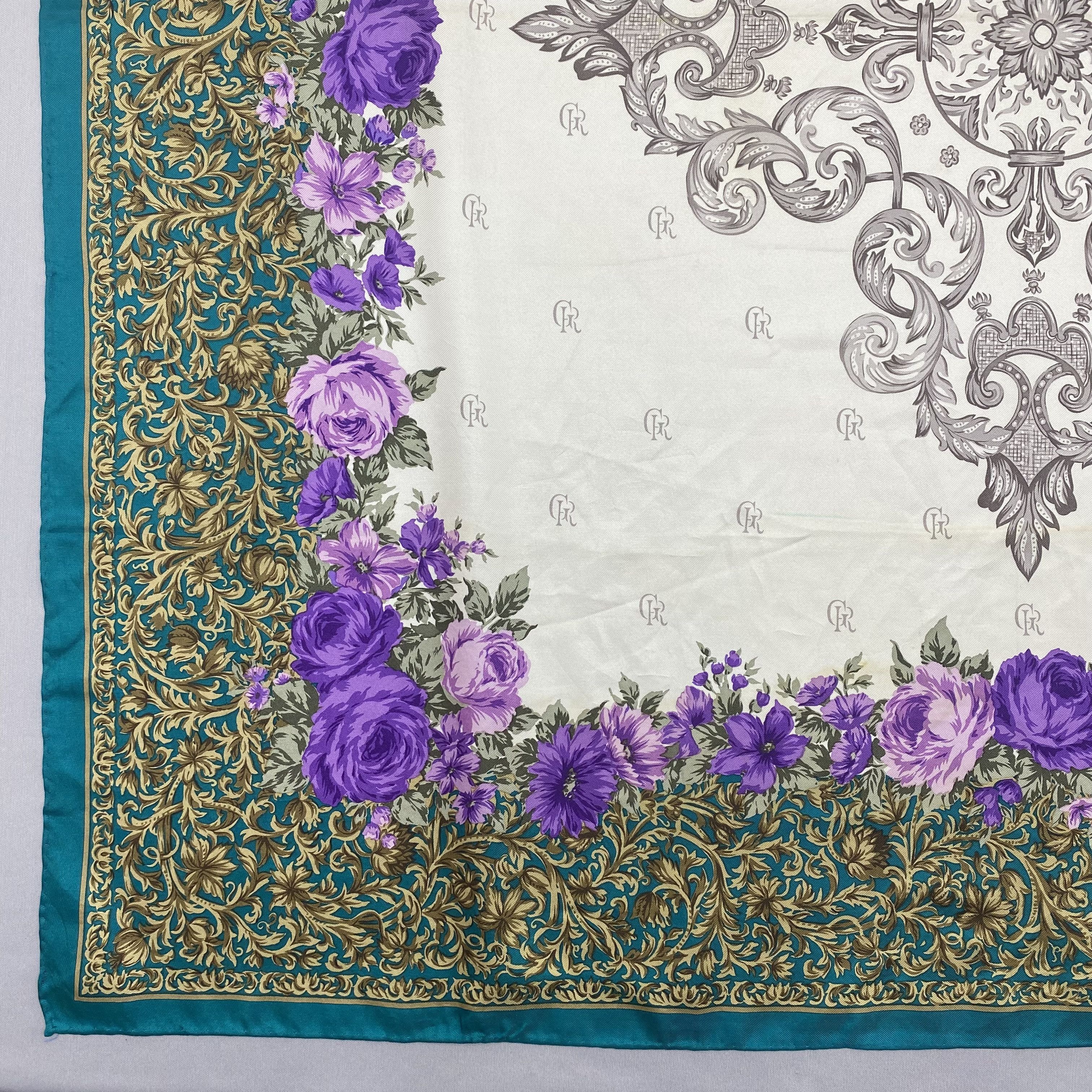Japanese Brand Vintage Georges Rech SILK Scarf Twill Wraps Scarves Size ONE SIZE - 8 Thumbnail