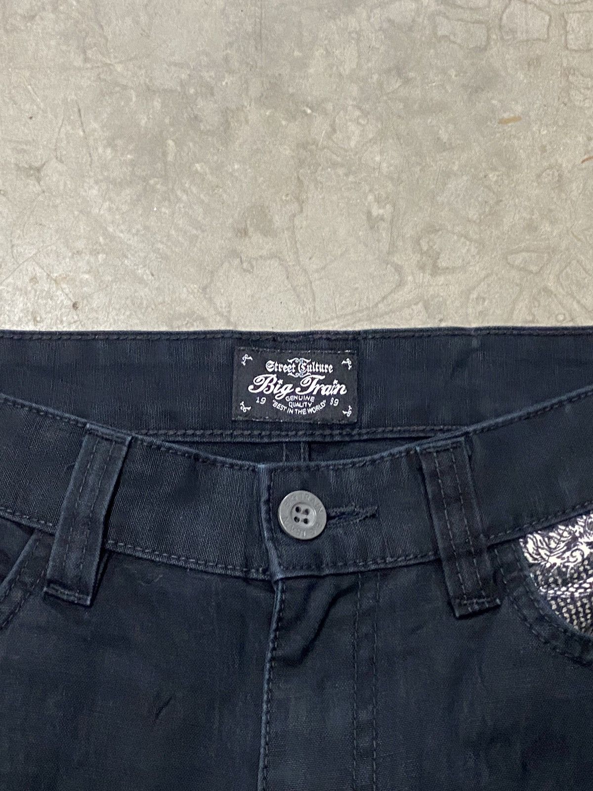 If Six Was Nine × Le Grande Bleu (L.G.B.) × Tornado Mart Jeans Japan Big Train Dragonfly Embroidery Sukajan Size US 32 / EU 48 - 4 Thumbnail