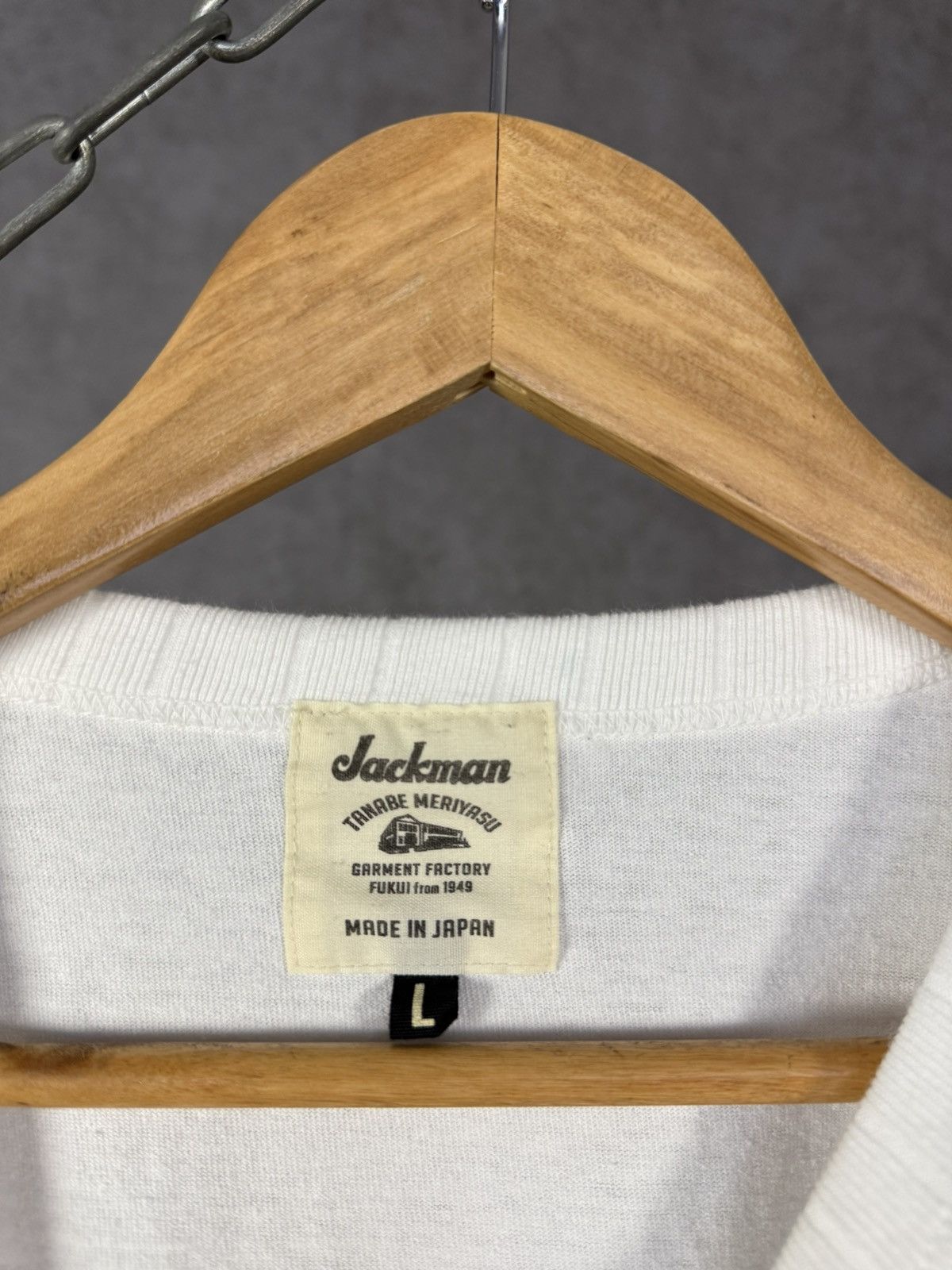 Japanese Brand × Vintage Jackman tanabe meriyasu made in Japan tee Size US L / EU 52-54 / 3 - 4 Thumbnail