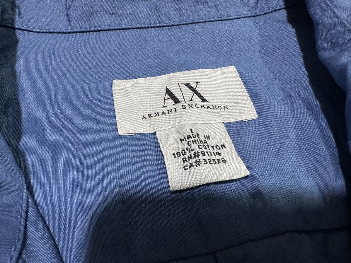 Armani Exchange 🔥Y2K AX Armani Exchange Metal Hook Button Pullover Shirt Size US L / EU 52-54 / 3 - 5 Thumbnail