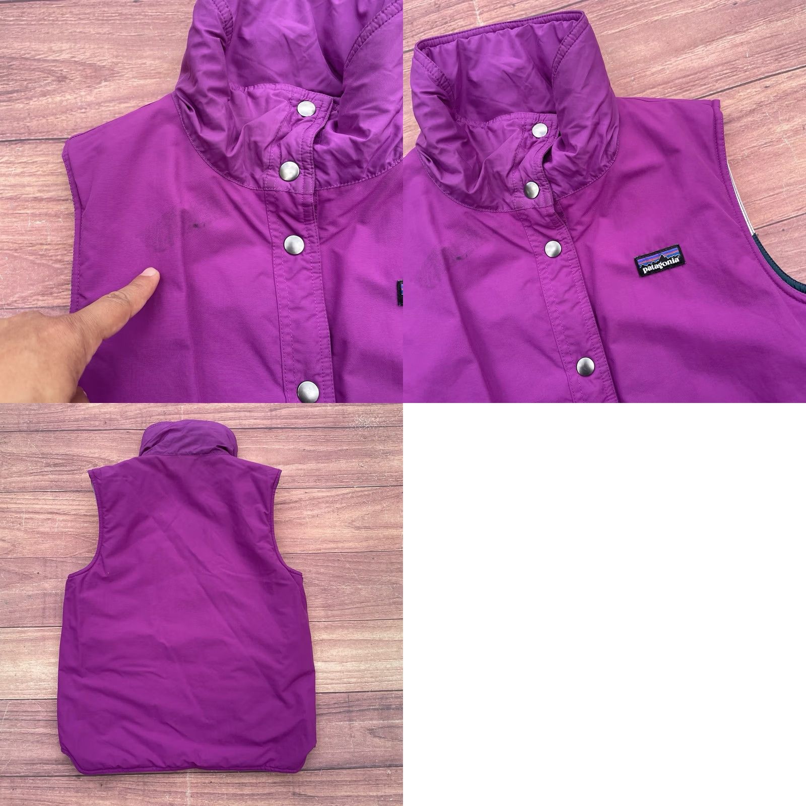 Patagonia Patagonia Reversible Puffer Vest Women Mirror Lake Purple Size Small Vest Size S / US 4 / IT 40 - 9 Thumbnail