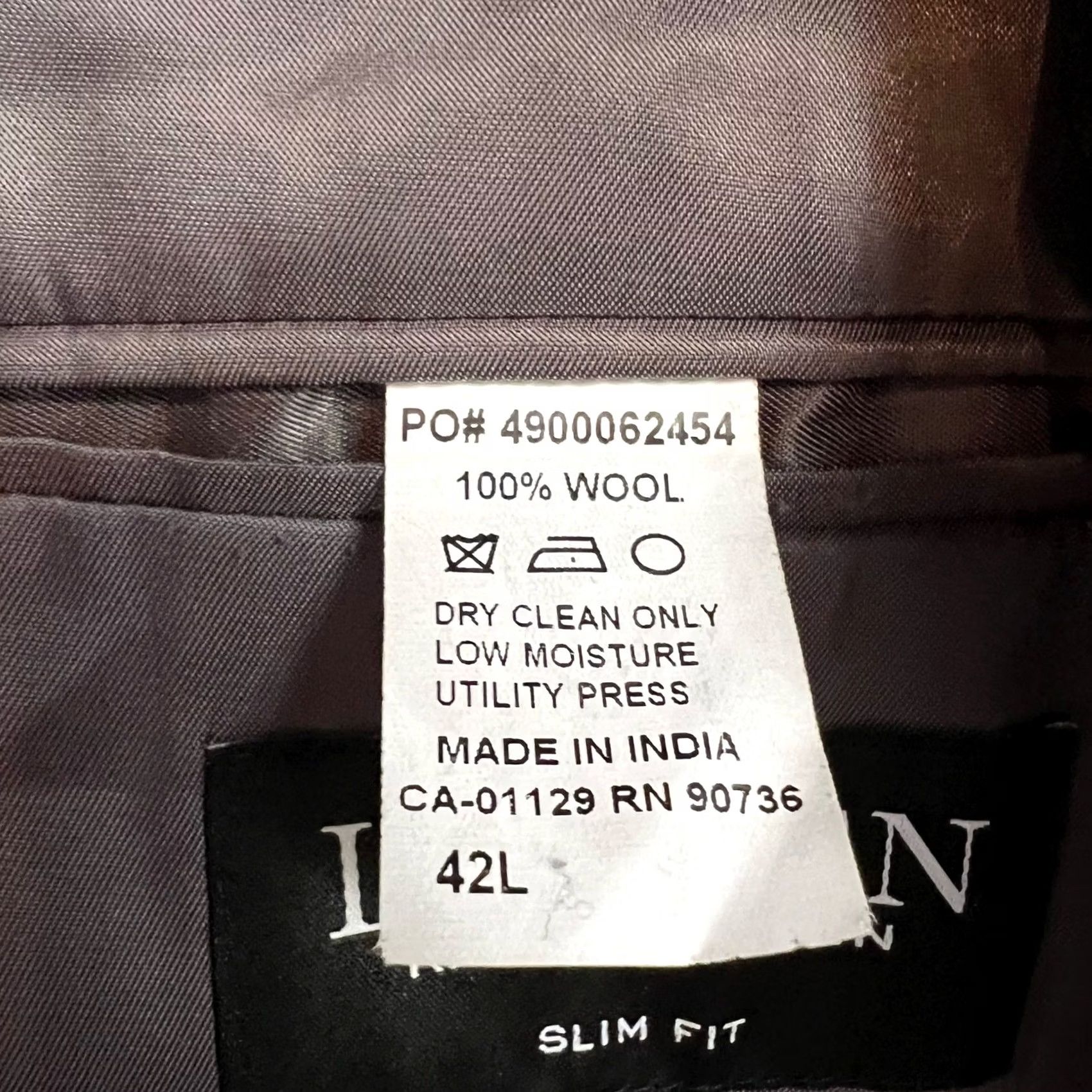 Ralph Lauren Ralph Lauren Black Label Gray Wool Slim Fit Sport Blazer Jacket Mens 42L Size 42R - 7 Thumbnail