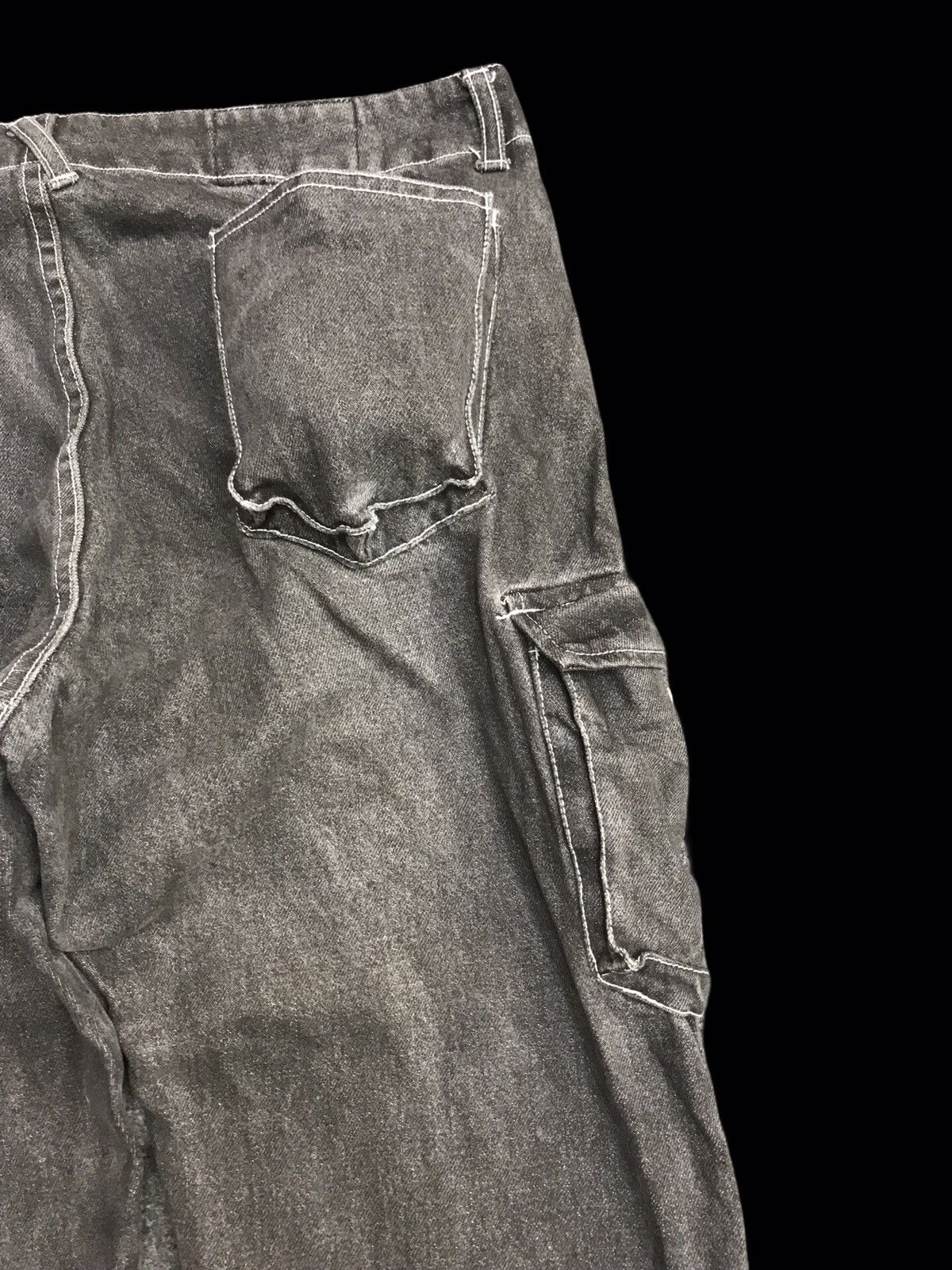 Japanese Brand 💥ARCHIVAL💥RED STUART Rare 3D Pockets Cargo Denim F65 Size US 34 / EU 50 - 8 Thumbnail