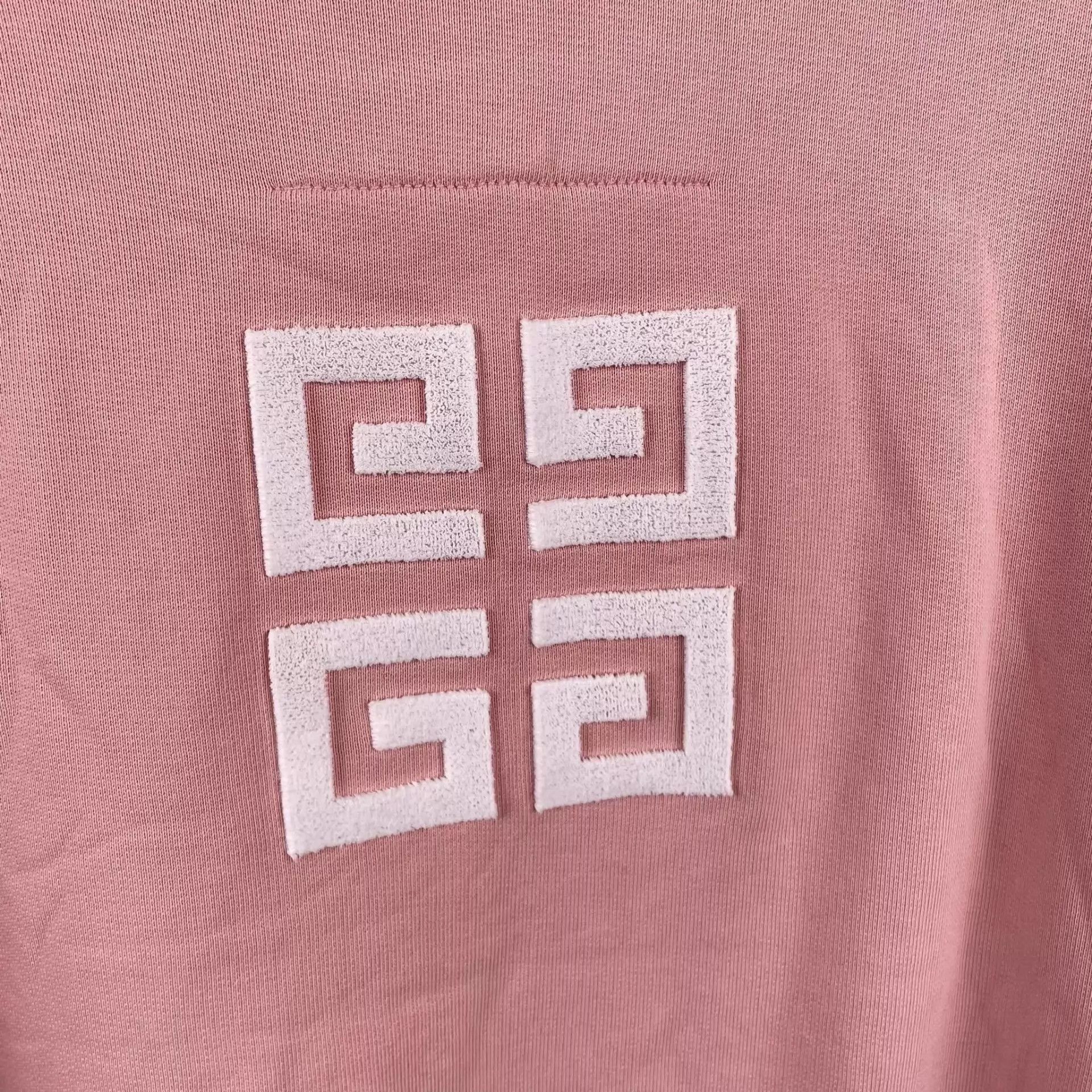 Givenchy Givenchy Pink Big Logo Cotton Mint Sweatshirt Size S / US 4 / IT 40 - 3 Thumbnail