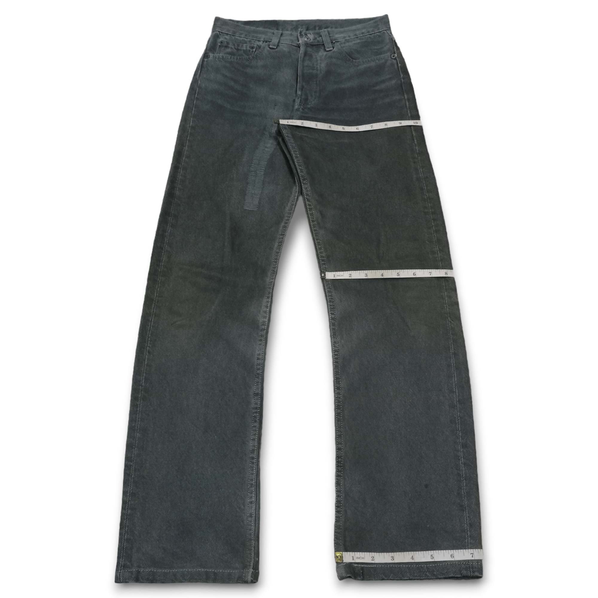 Levi's × Levi's Vintage Clothing SALES🔥Vintage 90s Levis 501 Grey Mud Wash Distressed Jeans Size US 27 - 12 Thumbnail