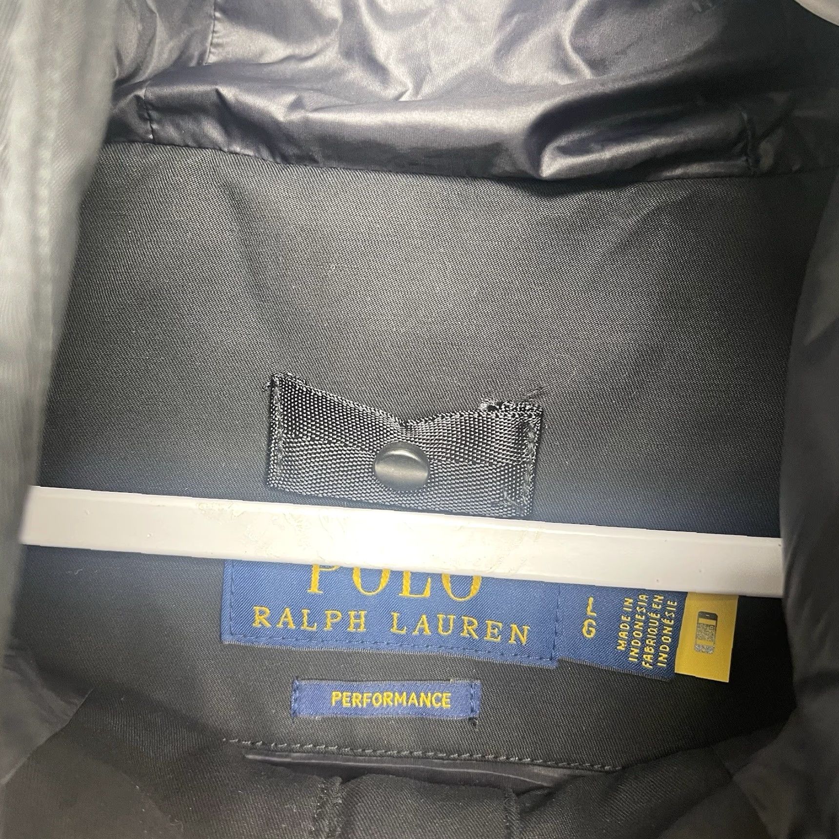 Polo Ralph Lauren Polo Ralph Lauren Performance Jacket Mens Large Black Full Zip Nylon Hooded Jacket Size US L / EU 52-54 / 3 - 6 Thumbnail