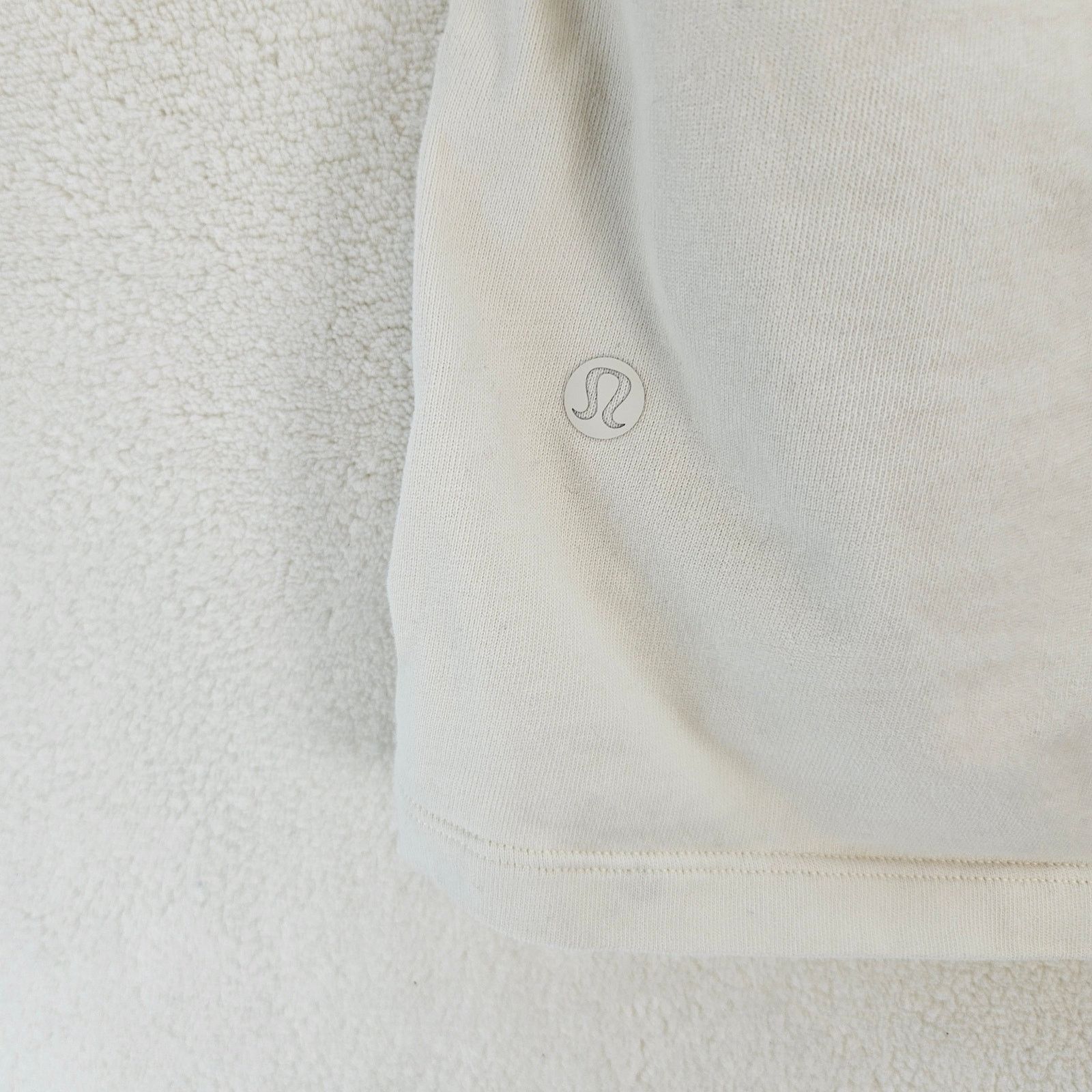 Lululemon LULULEMON WOMEN'S 14 OVERSIZED HEAVY WEIGHT T SHIRT BONE WHT Size XL / US 12-14 / IT 48-50 - 6 Thumbnail