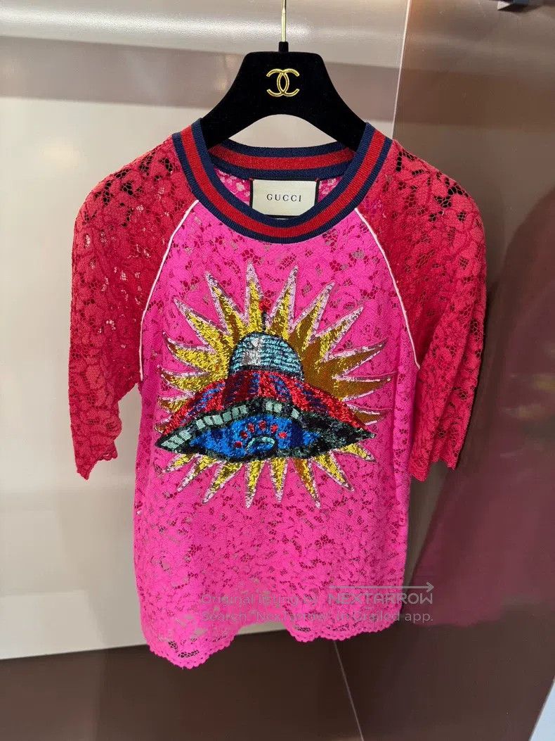 Gucci Gucci Sequin colour flying saucer short sleeve Size XS / US 0-2 / IT 36-38 - 1 Thumbnail