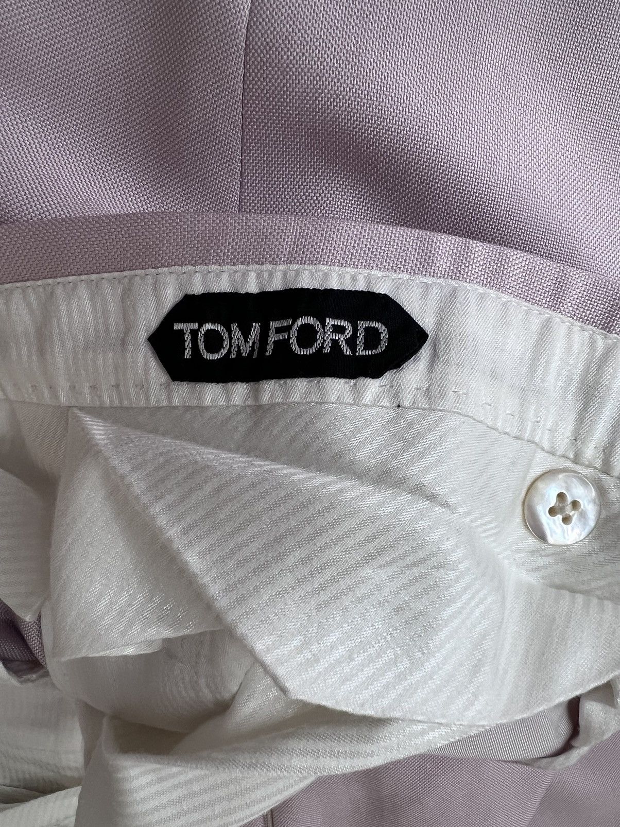 Tom Ford 3K silk/rayon single-pleat trousers, IT52, worn x 4 Size US 36 / EU 52 - 20 Thumbnail
