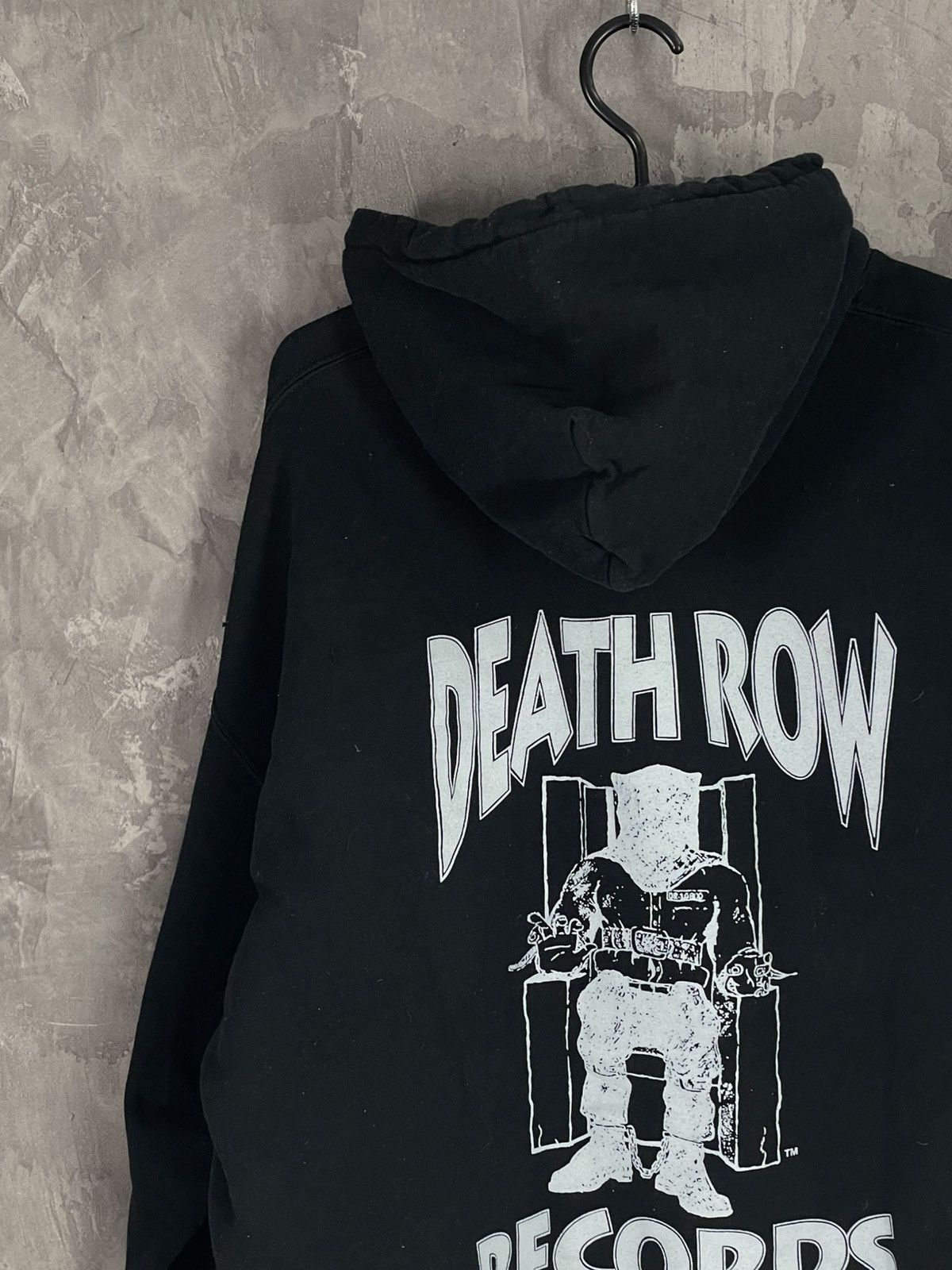 Death Row Records × Vintage Vintage Death Row Records Big Logo Hoodie Size US M / EU 48-50 / 2 - 7 Thumbnail