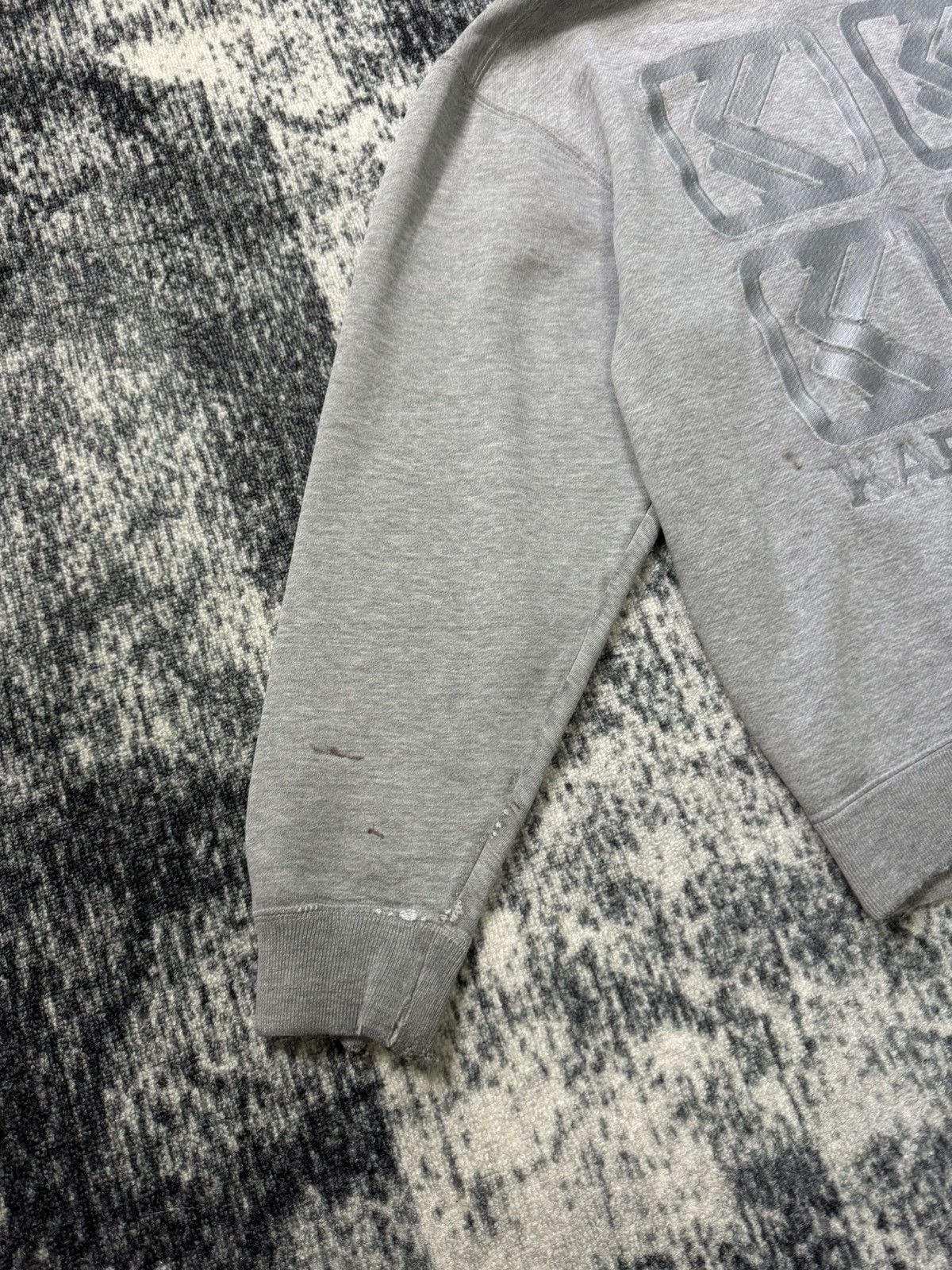 Karl Kani Vintage Karl Kani Hodies Gray Big Logo Distressed Faded Y2K Size US M / EU 48-50 / 2 - 2 Thumbnail