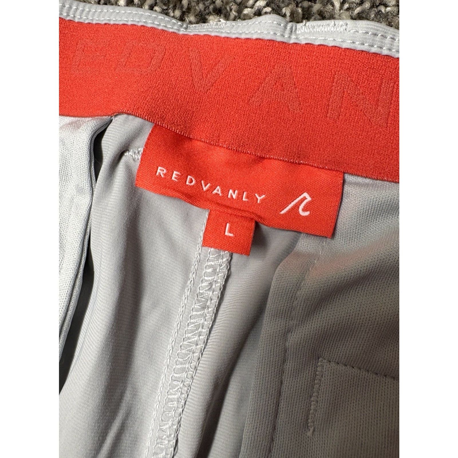 Vintage Redvanly Pants Mens Large Gray Halliday Jogger Pull On Golf NWT Performance NEW Size US 33 - 6 Thumbnail