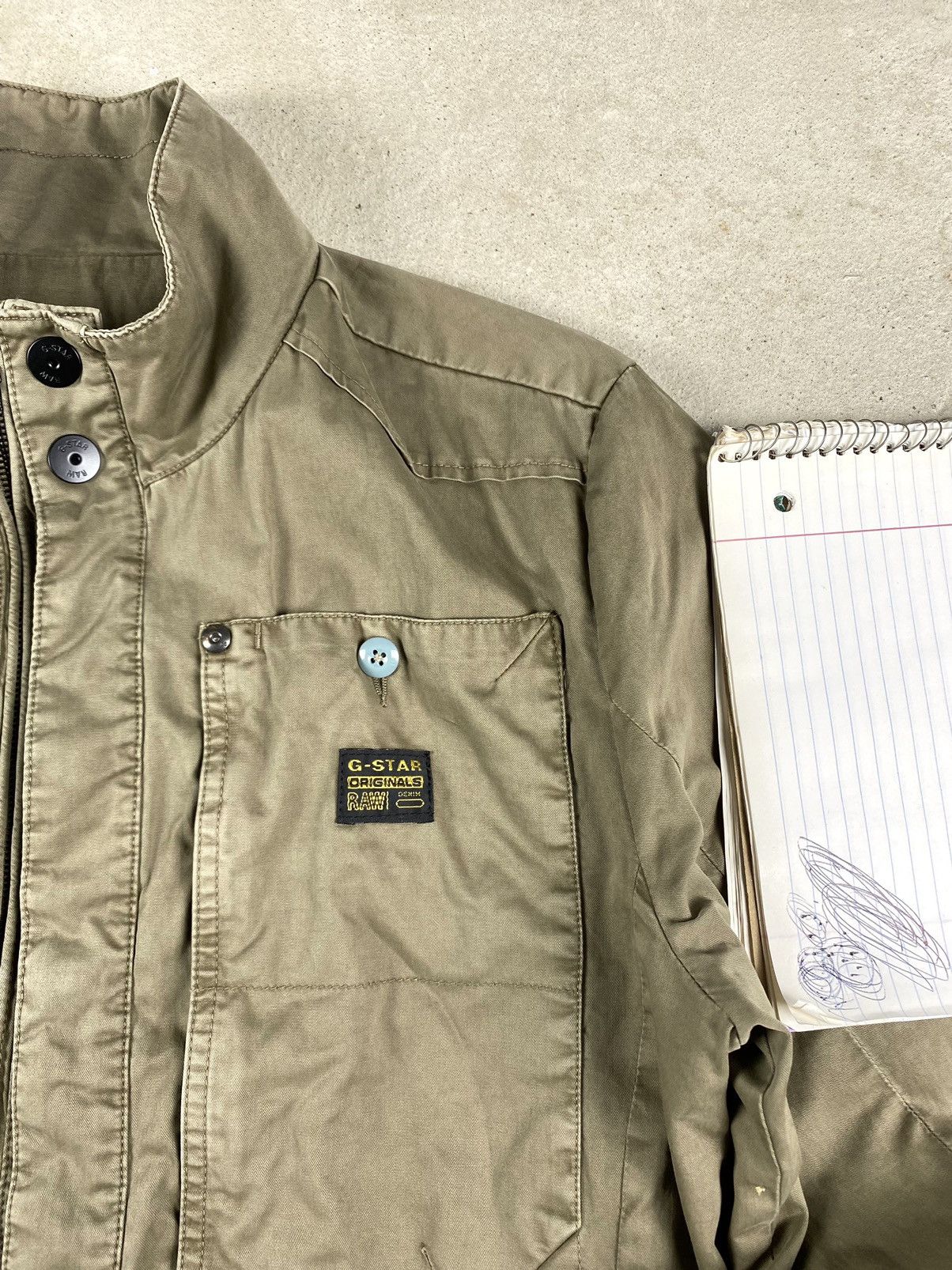 G-Star Vintage 90's G-Star Raw Jacket Military Pocket Archival Size US L / EU 52-54 / 3 - 5 Thumbnail