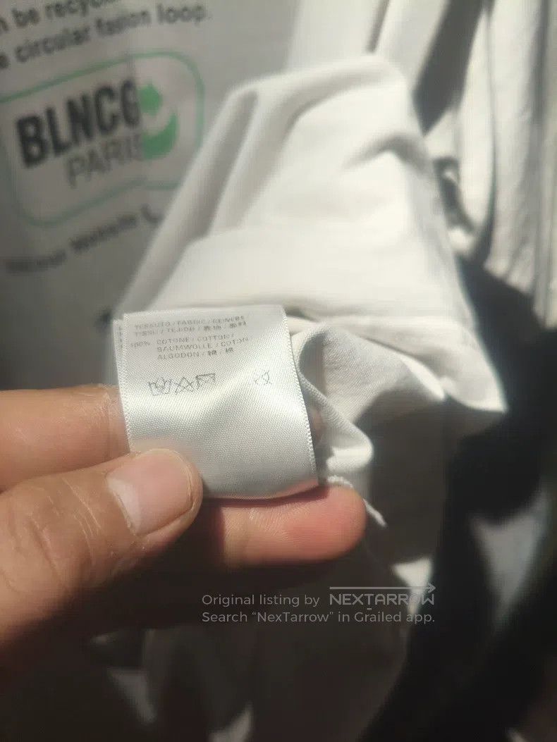 Balenciaga Balenciaga Eco-Friendly White Short Sleeve Size US L / EU 52-54 / 3 - 6 Thumbnail