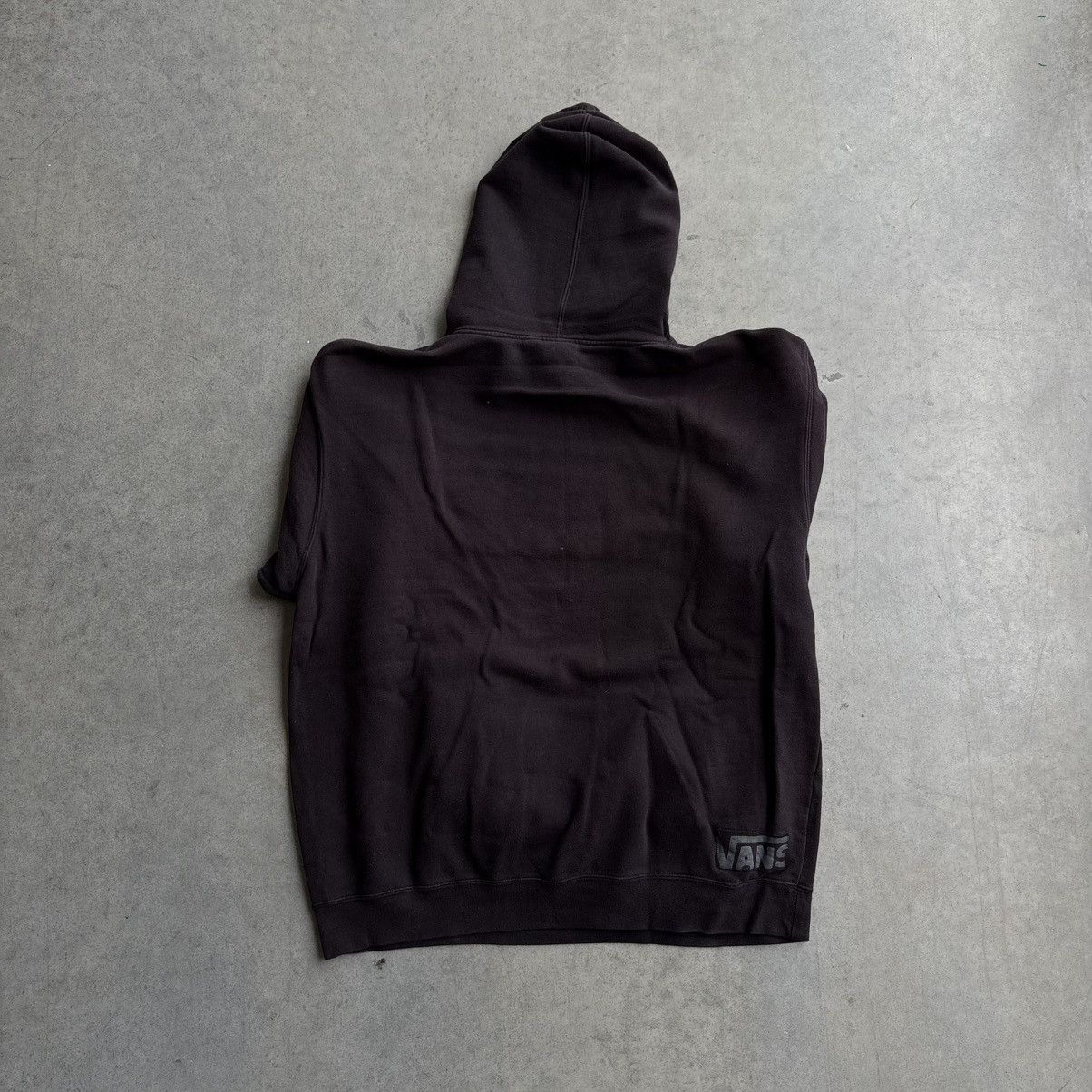Vans Vintage Vans Black Faded Hoodie Streetwear XL Baggy Heavy Size US XL / EU 56 / 4 - 7 Thumbnail