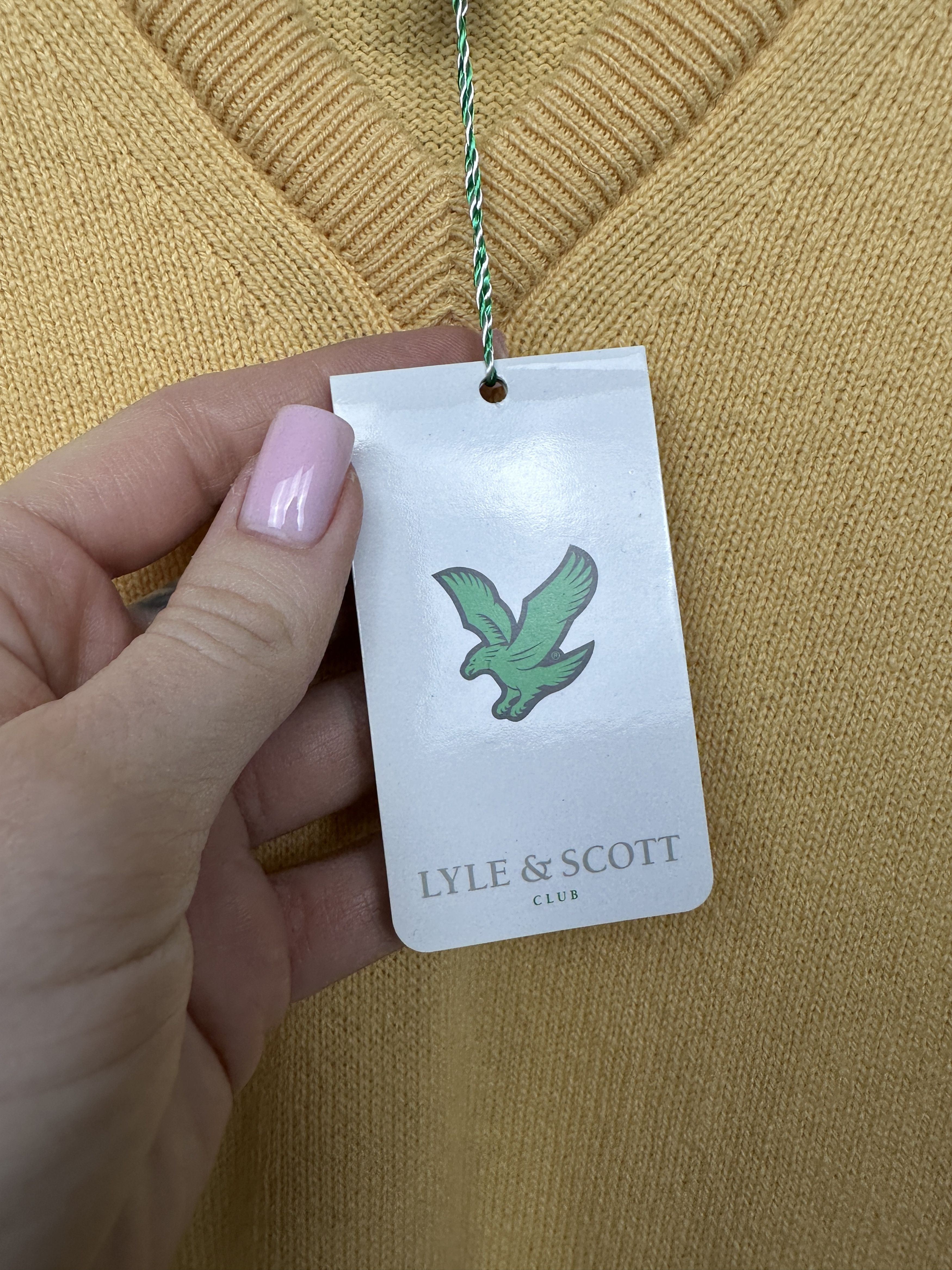 Lyle & Scott NEW!! Lyle & Scott Mens Wool V-Neck Sweater Jumper Size US M / EU 48-50 / 2 - 4 Thumbnail