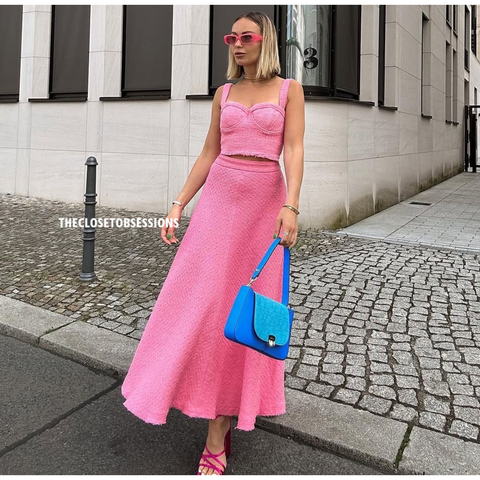 Zara ZARA BLOGGER FAVE! Crop Top + High-Waisted Long Skirt NWT Size L / US 10 / IT 46 - 3 Thumbnail