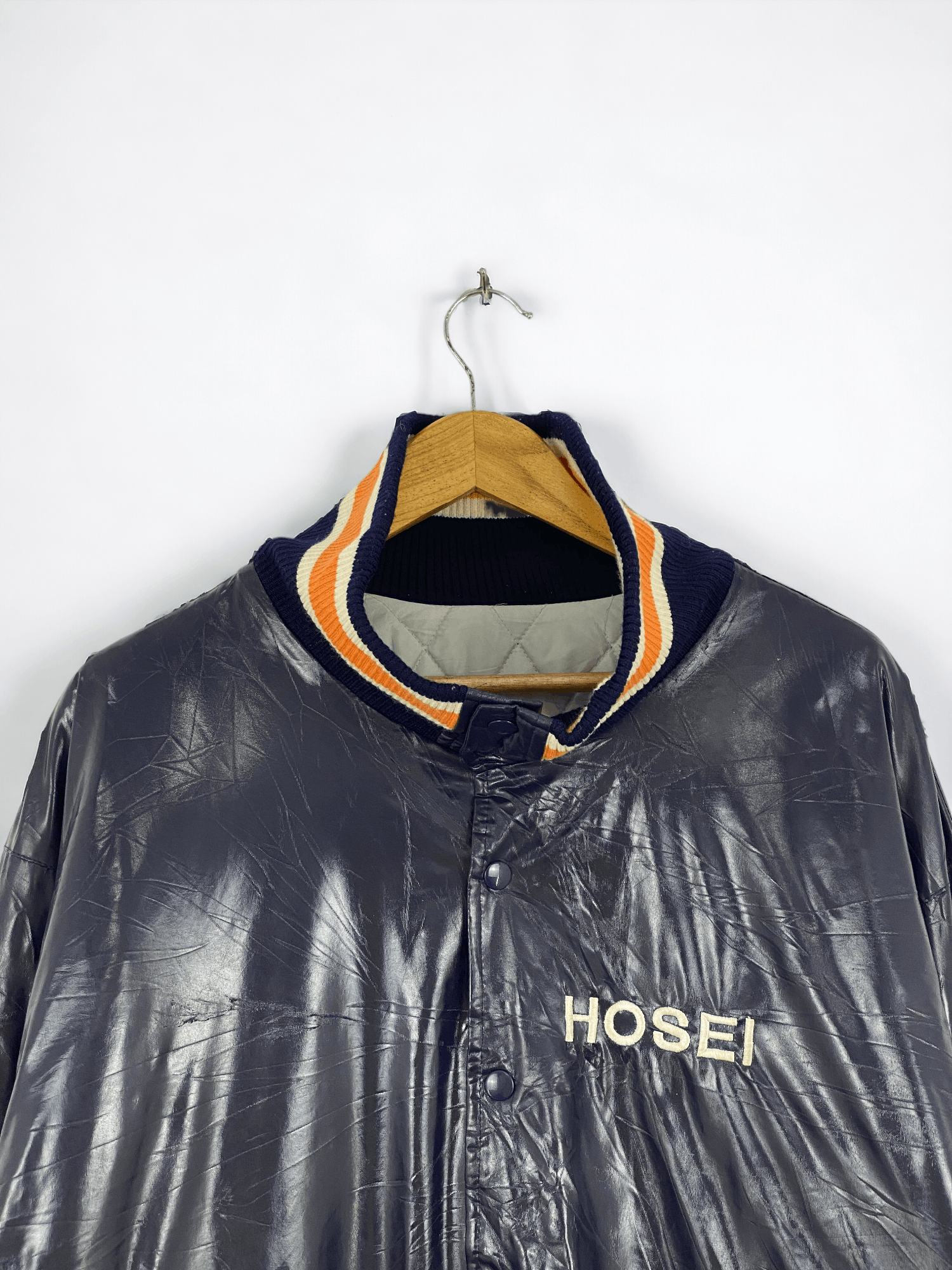 Japanese Brand Vintage Hosei Embroidered Logo Varsity Jacket VA0008 Size US XXL / EU 58 / 5 - 2 Thumbnail
