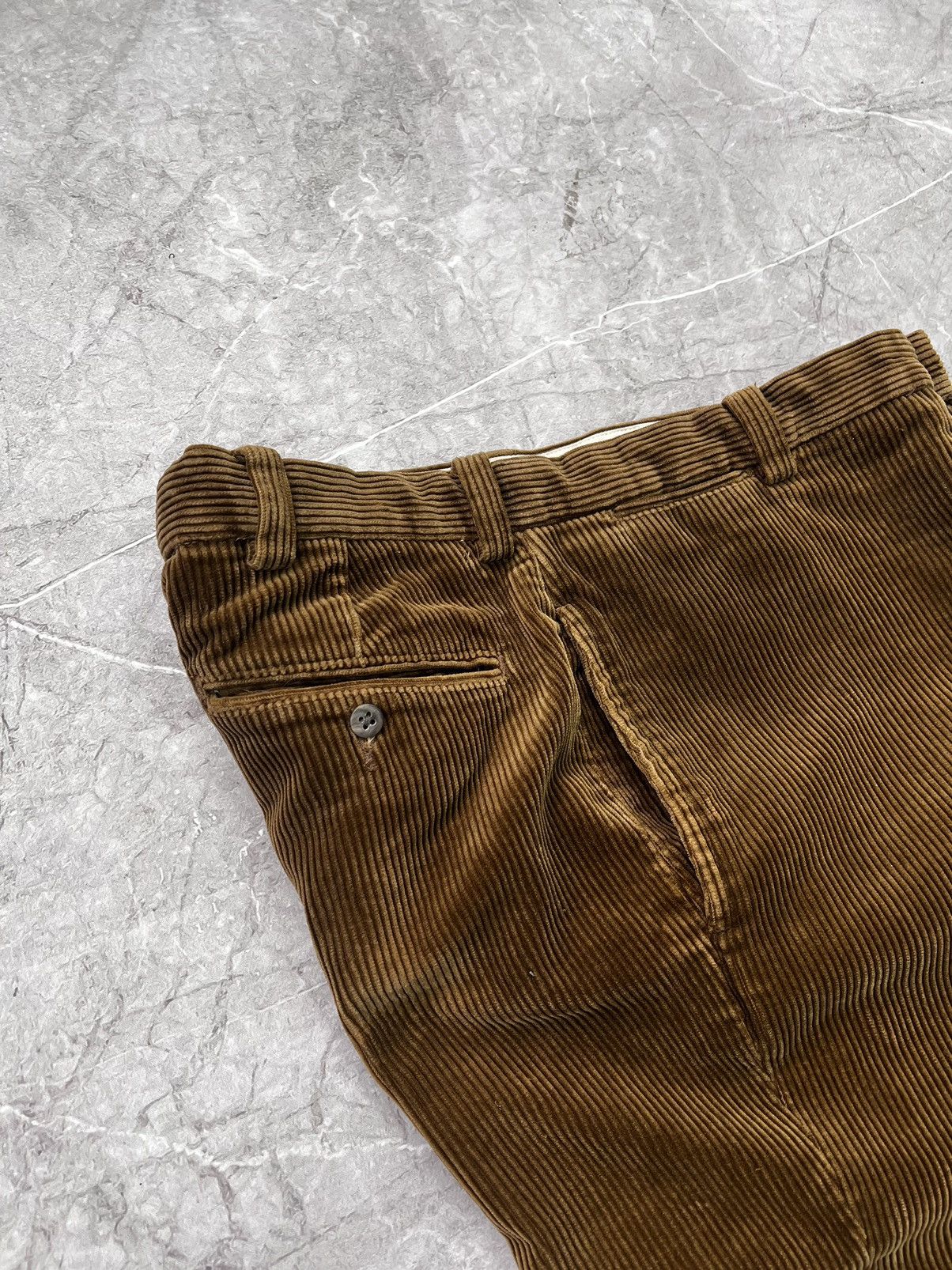 Polo Ralph Lauren × Vintage Vintage Velvet Corduroy Polo Ralph Lauren Baggy Pants Size US 34 / EU 50 - 11 Thumbnail