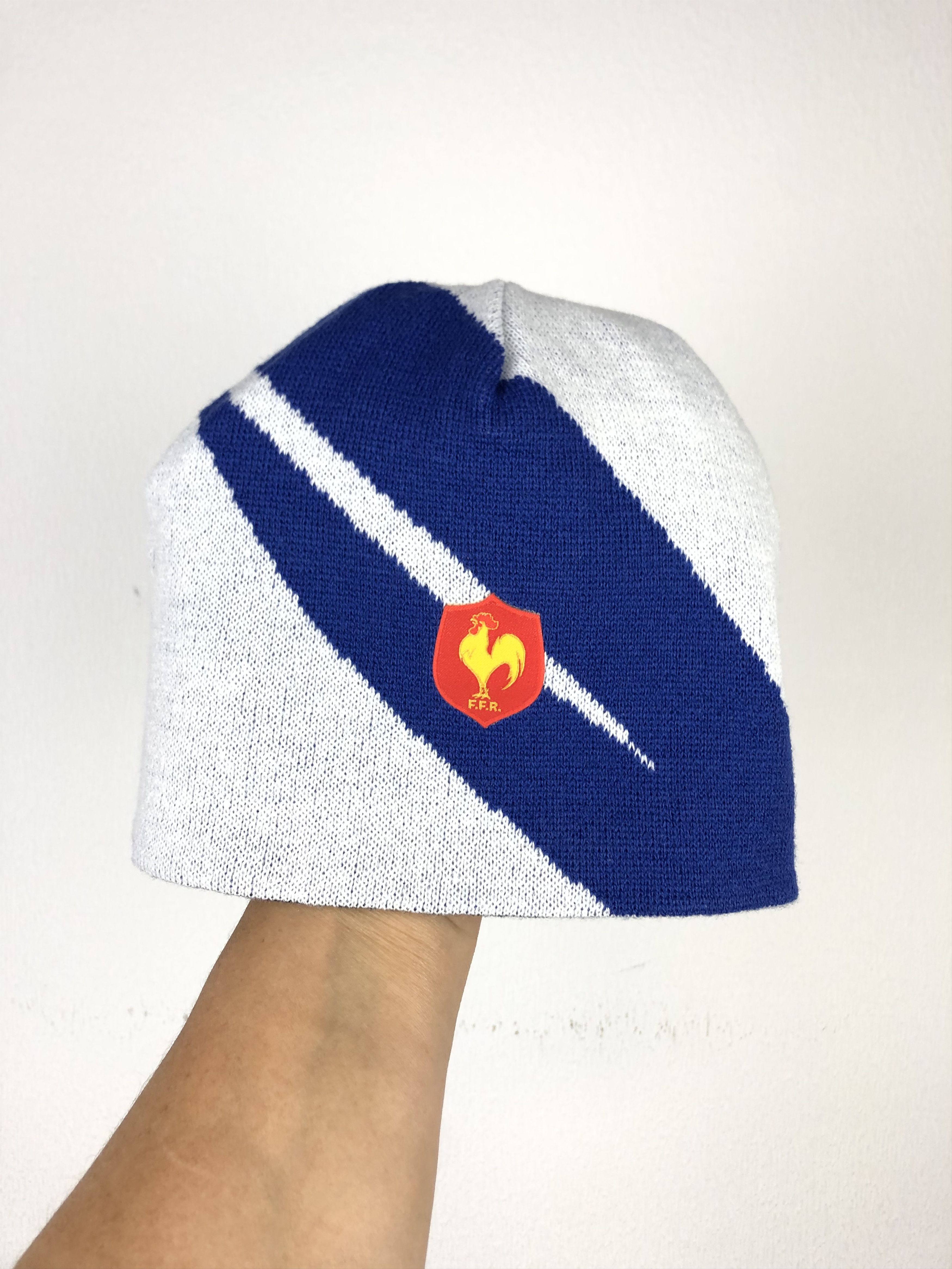 Nike × Vintage Vintage Nike France Rugby Beanie Hat Rare New Double Sided Size ONE SIZE - 7 Thumbnail