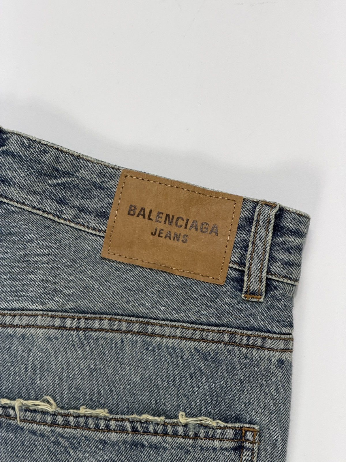 Balenciaga Balenciaga Low Crotch Baggy Denim Pants Size US 28 / EU 44 - 5 Thumbnail