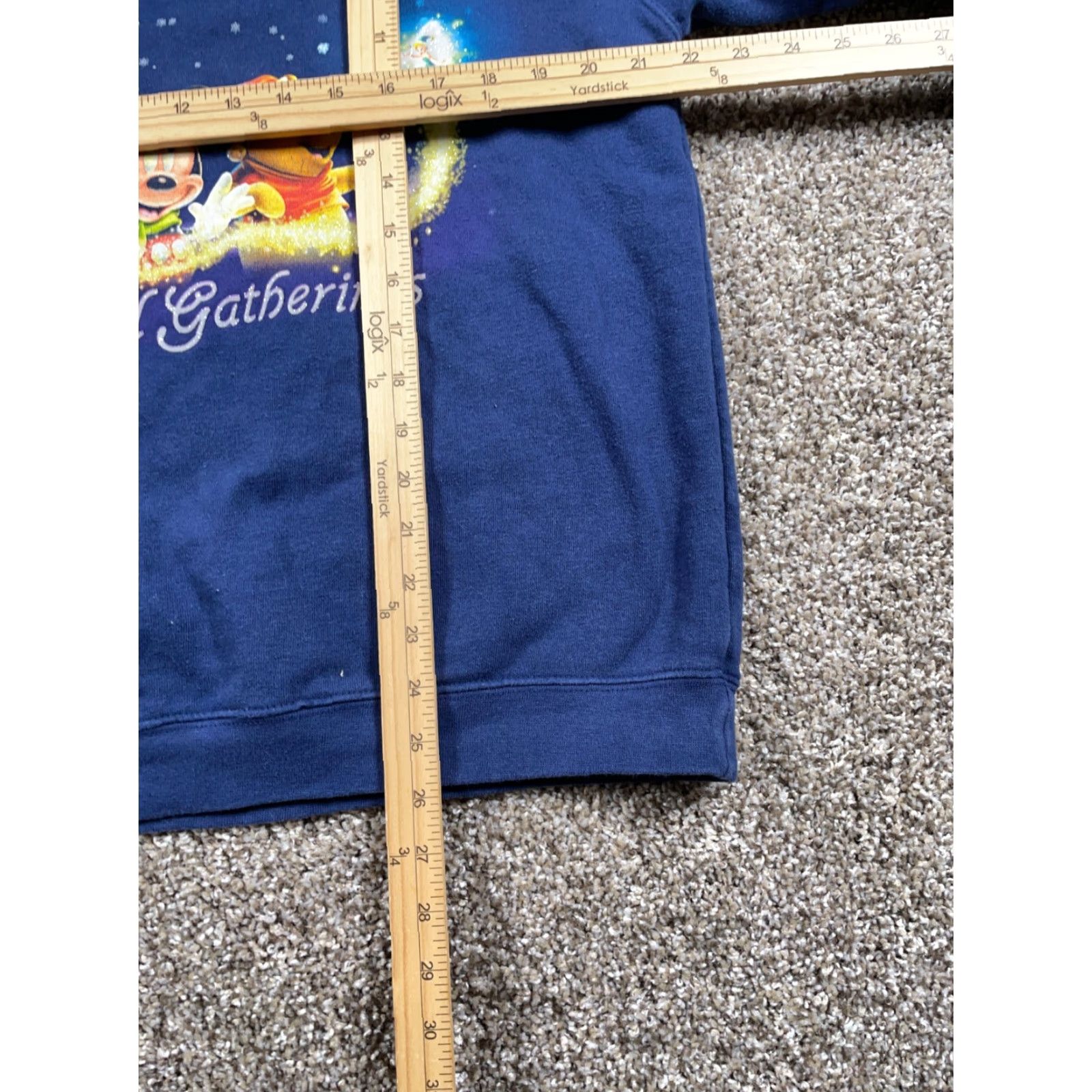 Disney VINTAGE Disney Store Magical Gathering Sweatshirt Adult Medium Blue Snow White Mickey 90s Cartoon Retro Womens Size M / US 6-8 / IT 42-44 - 7 Thumbnail