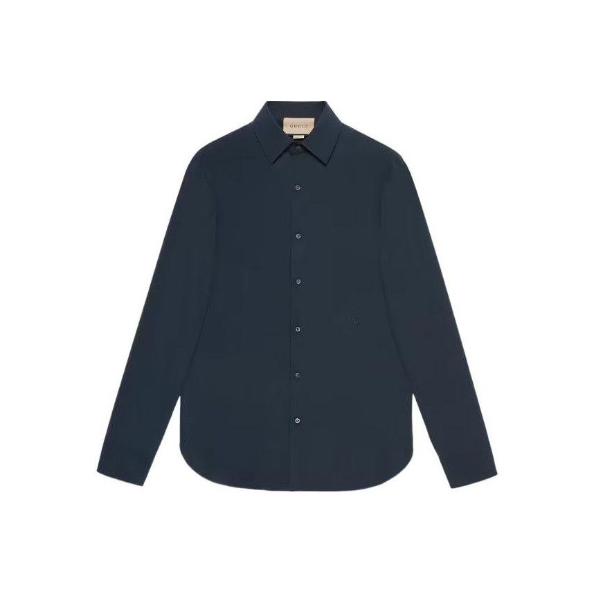 Gucci Gucci Solid Button Up Shirt US S / EU 44-46 / 1 Size US S / EU 44-46 / 1 - 1 Thumbnail
