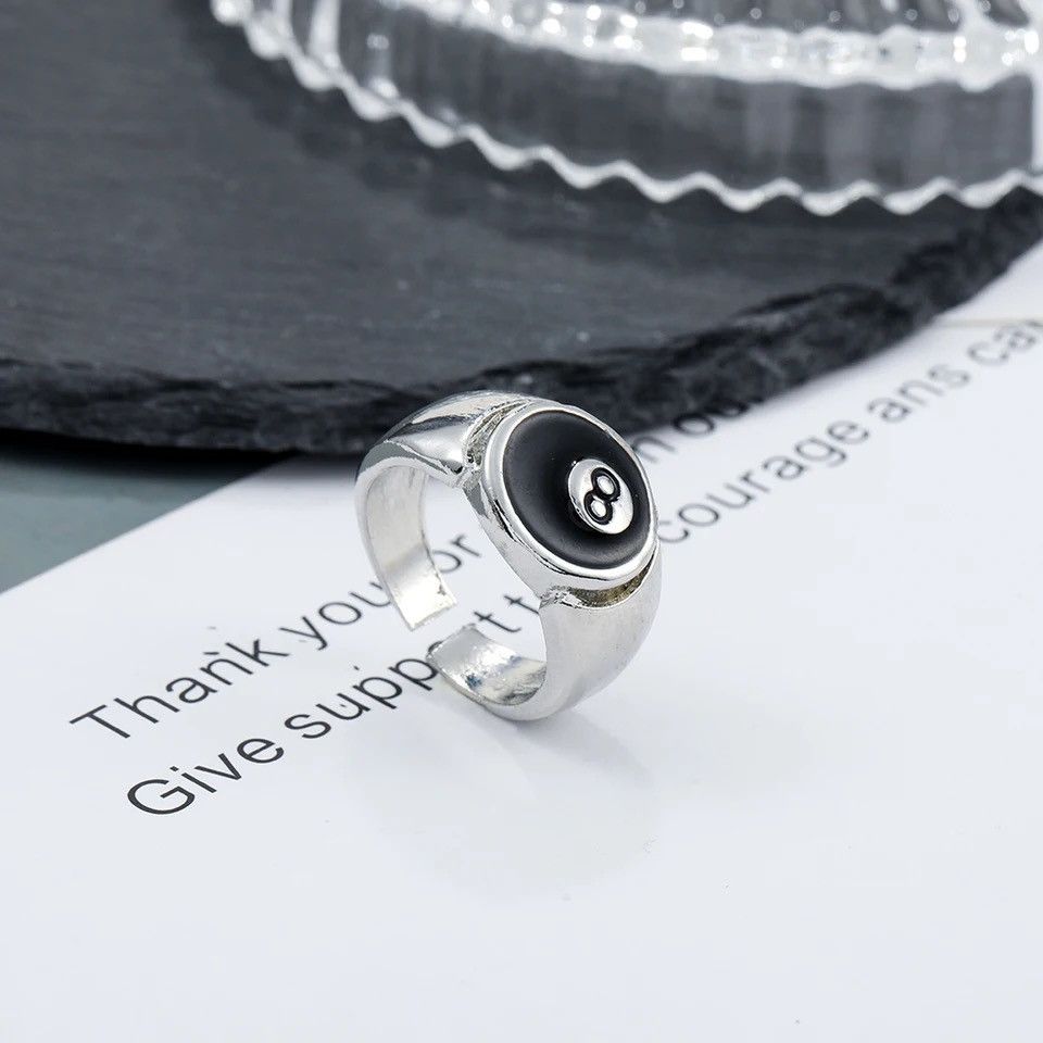 Japanese Brand × Other Punk Gothic Style Rock Adjustable Number 8 Ring Size ONE SIZE - 2 Thumbnail
